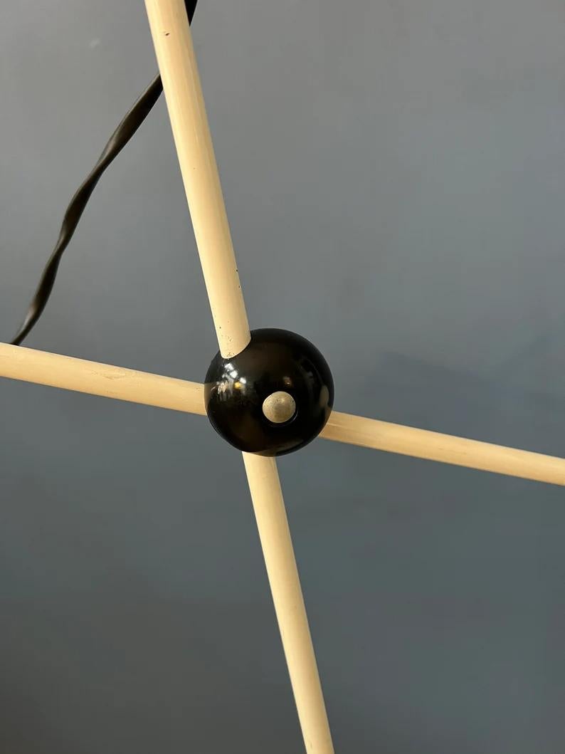 Verstellbare weiße Mid-Century-Schreibtischlampe, 1970er Jahre im Angebot 4