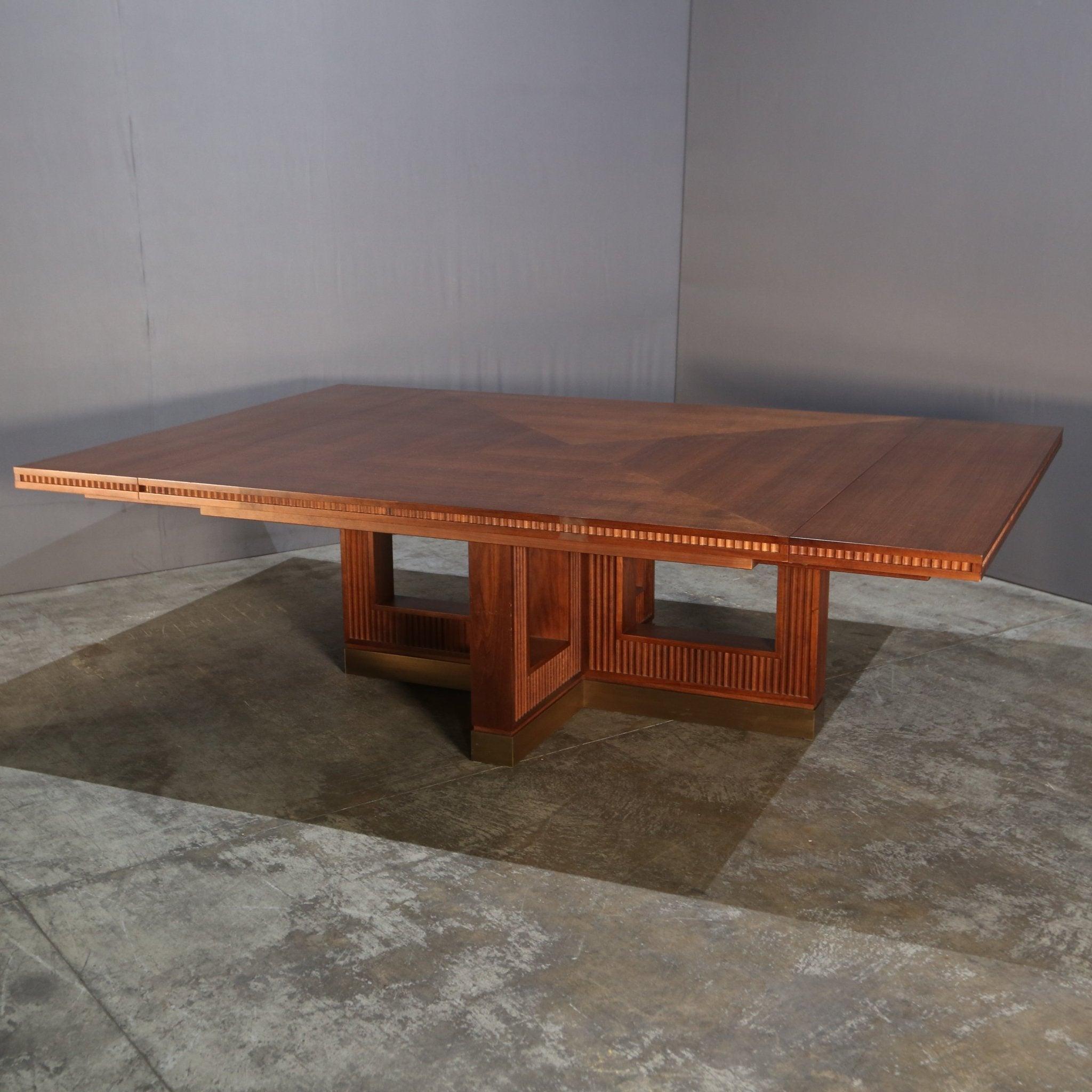 Mesa de comedor de madera regulable en venta 3