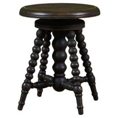 Adjustable Wooden Piano Stool