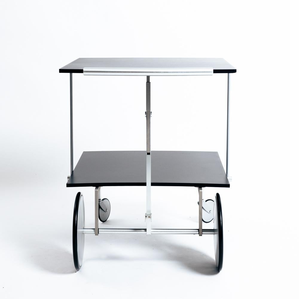 Italian Adjustable Ycami bar cart by Raul Barbieri, Italy, 1990s