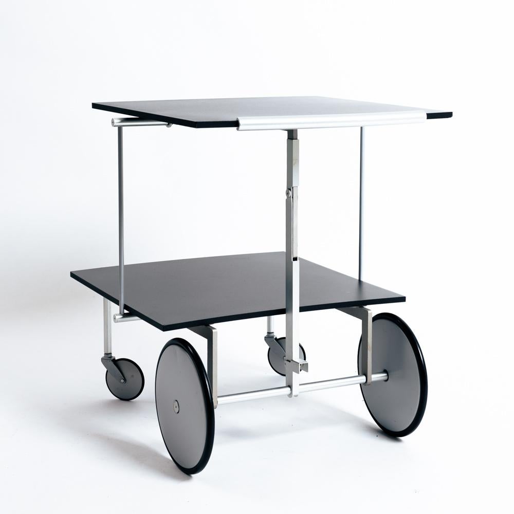 Adjustable Ycami bar cart by Raul Barbieri, Italy, 1990s In Fair Condition In Zevenaar, NL