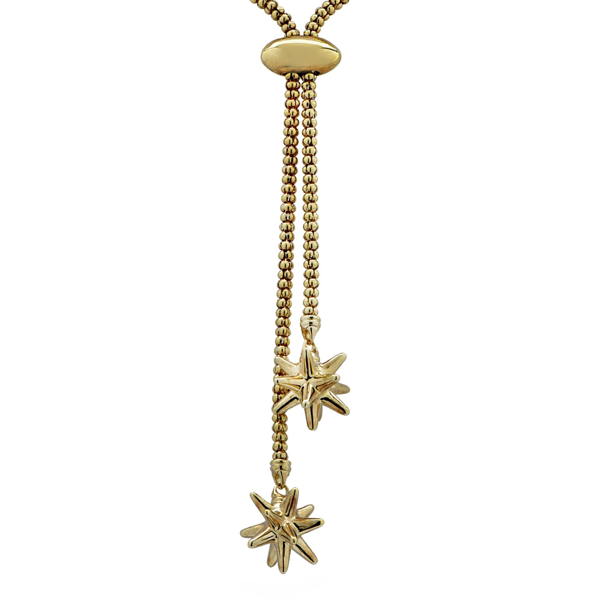 gold adjustable lariat necklace