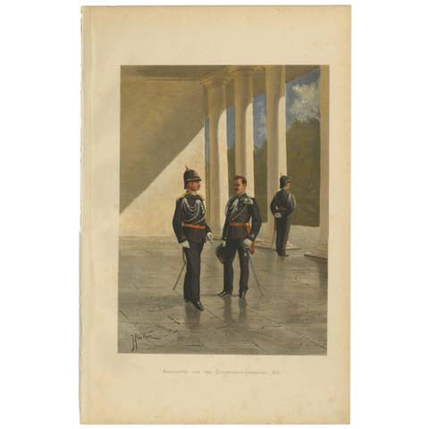 Adjutants of the Governor-General of the Dutch East Indies '1896', 1900