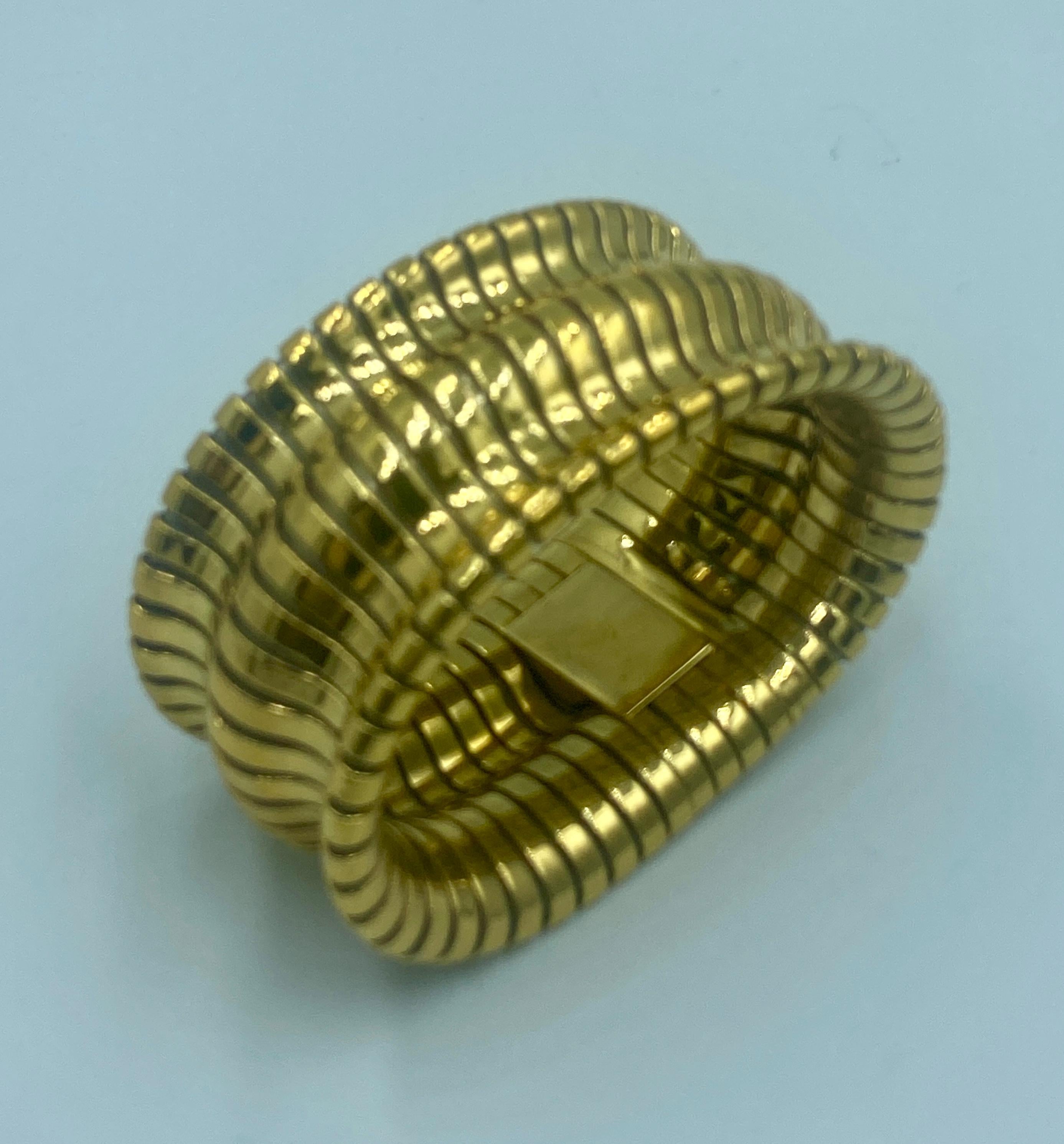 Bracelet souple en or 18 carats Adler Bon état - En vente à London, GB