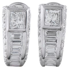 Adler 18K White Gold 4.70ct Diamond Clip-On Earrings AD14-121025