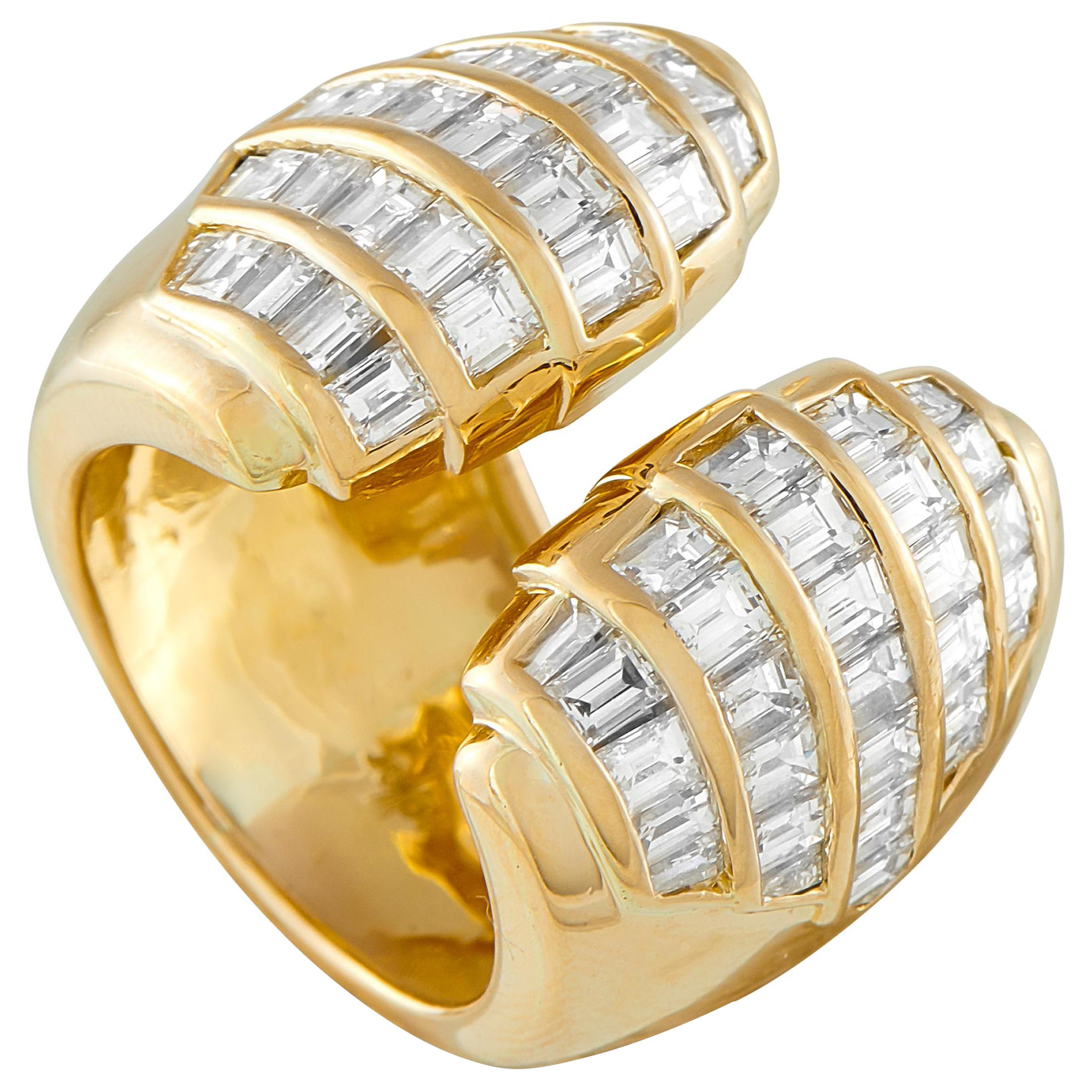 Adler 18K Yellow Gold 3.0ct Diamond Ring