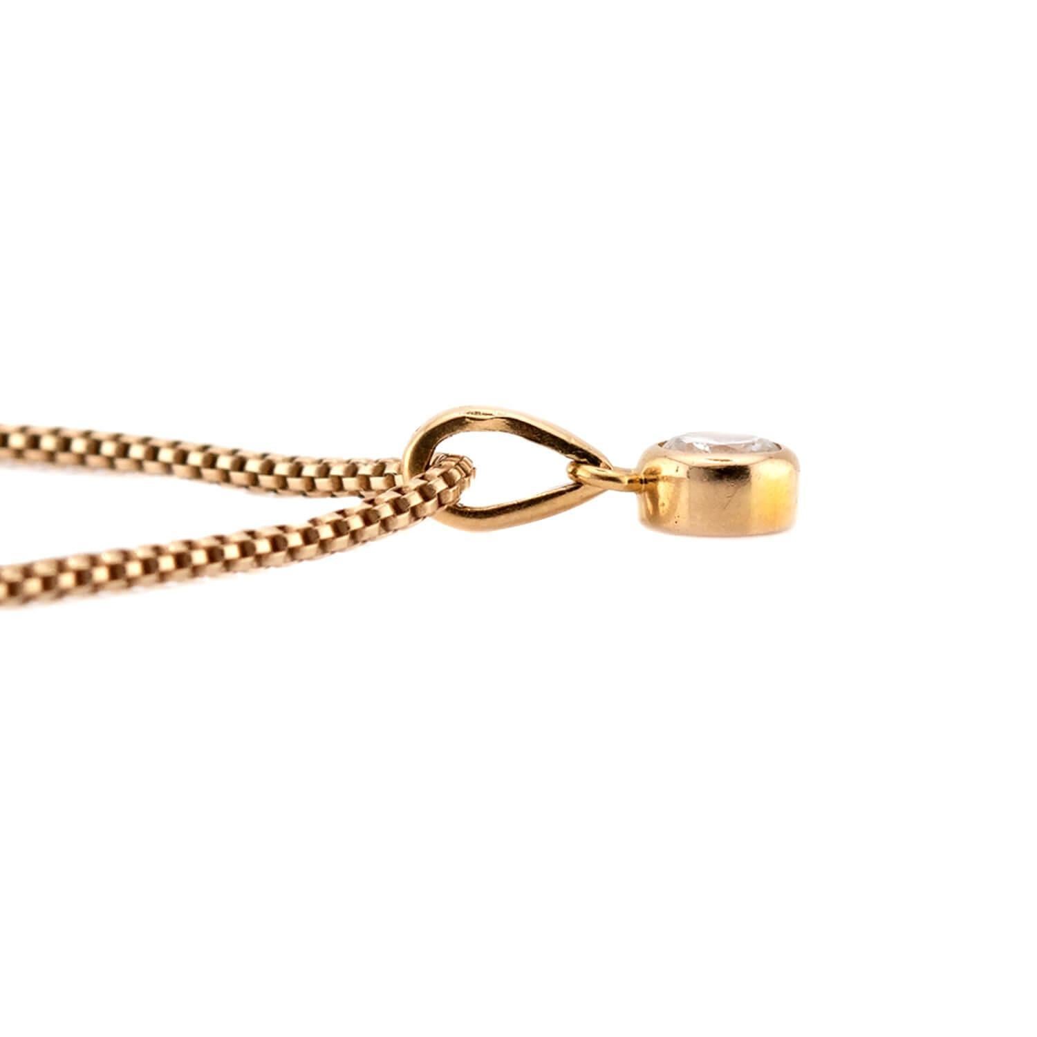 Moderno Collana con diamanti Adler Estate 18k/14k in vendita