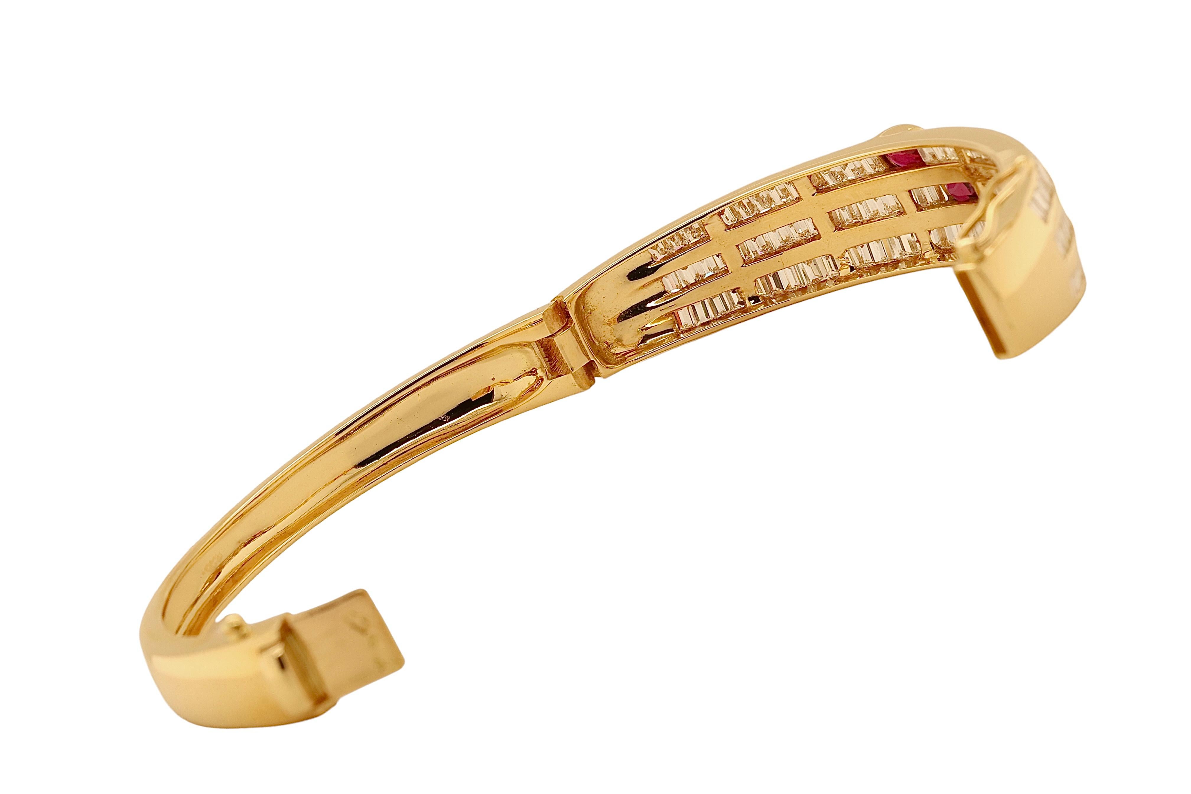 Adler Genèva 18 kt. Bracelet + Bague + Boucles d'oreilles serties de diamants en or jaune en vente 12