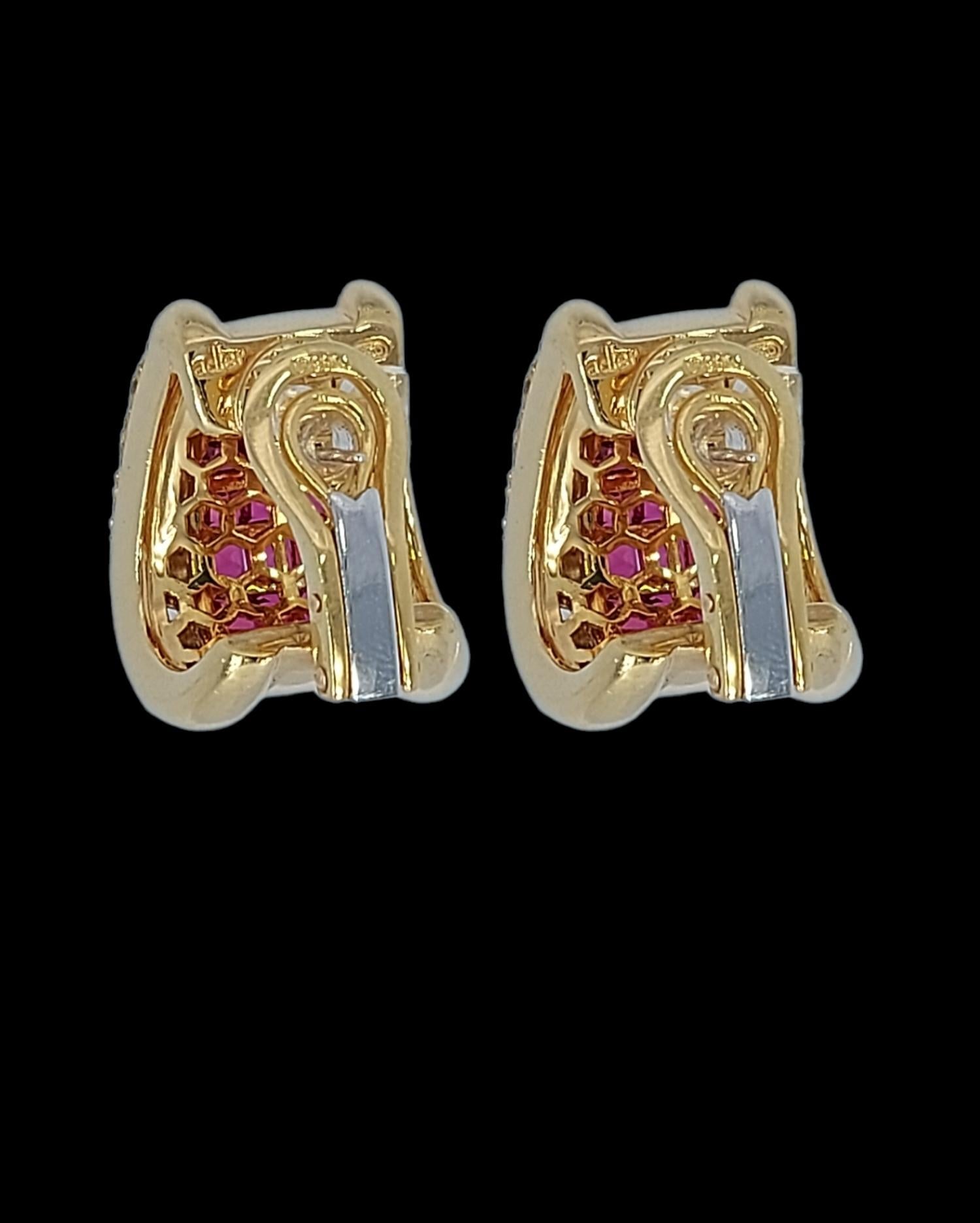 Bracelet Adler Geneva, boucles d'oreilles, rubis et diamants H.M.Sultan Qaboos BinSaid en vente 7