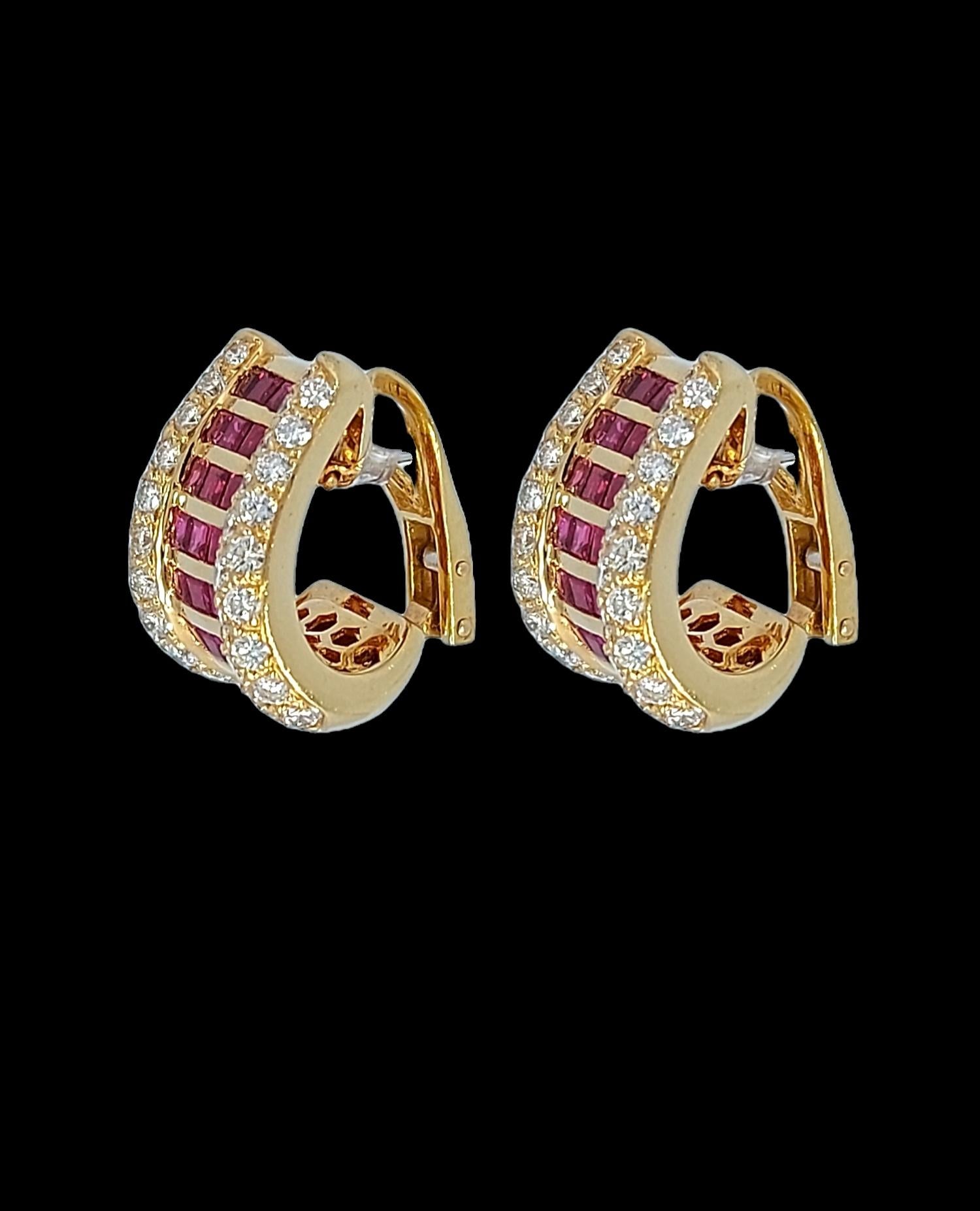 Bracelet Adler Geneva, boucles d'oreilles, rubis et diamants H.M.Sultan Qaboos BinSaid en vente 8
