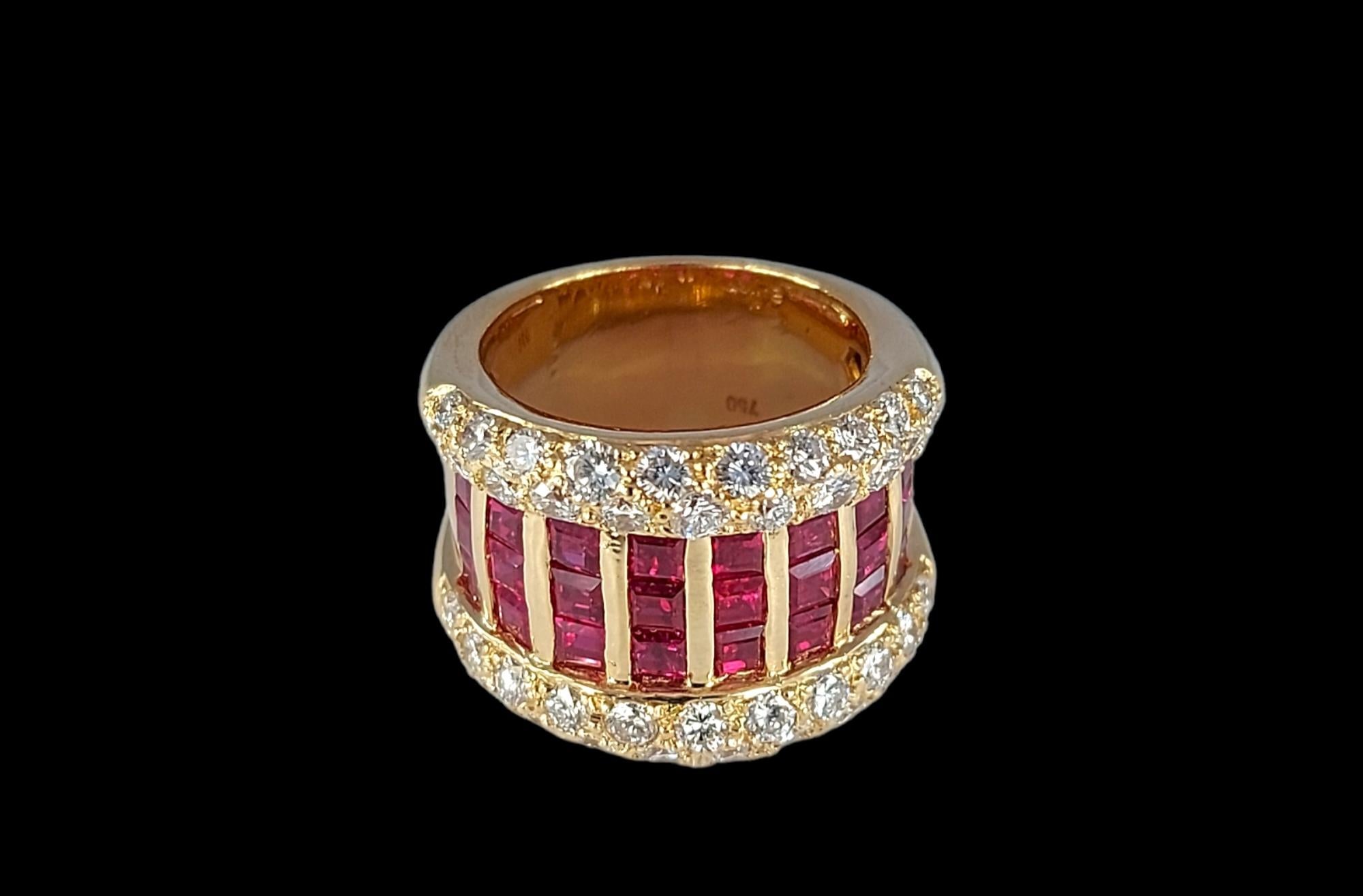 Adler Geneva Bracelet, Earrings, Ring Rubies & Diamonds H.M.Sultan Qaboos BinSai For Sale 8