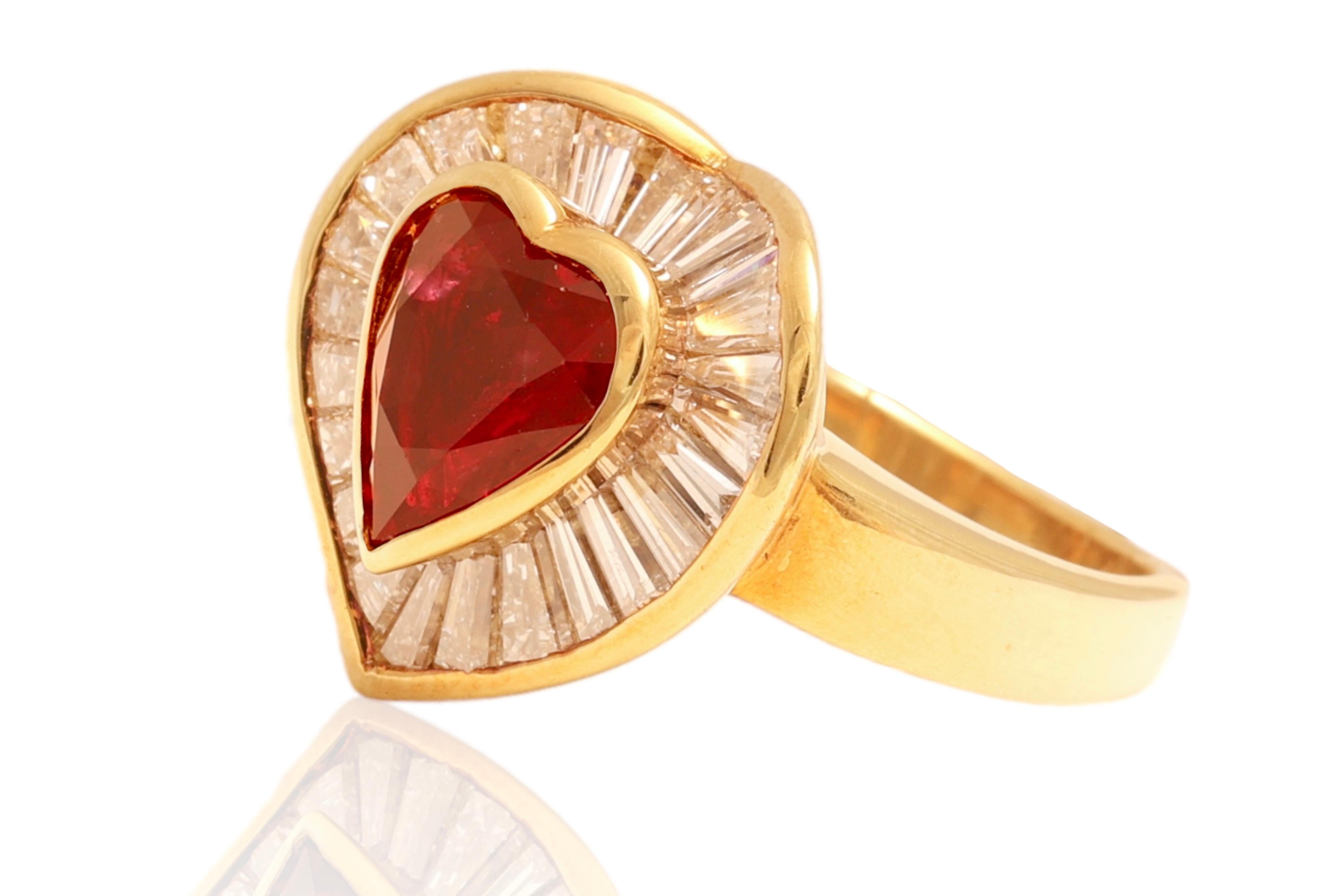 Adler Genève Set 18k Gold Necklace, Ring, Earrings, Bracelet, Ruby, Diamonds For Sale 5
