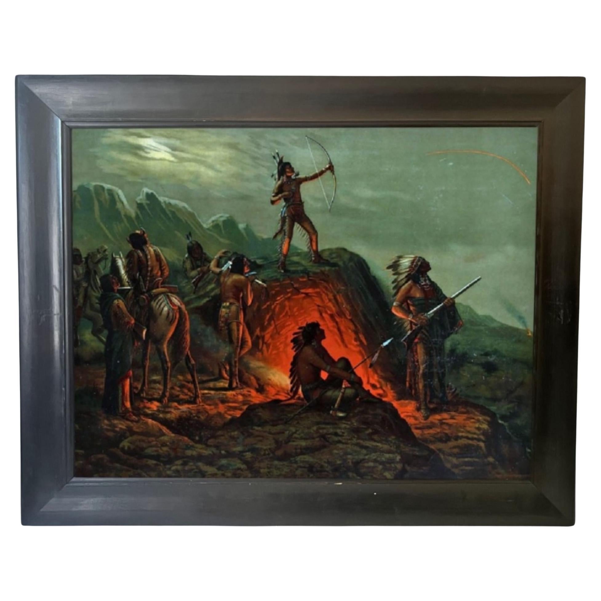 A.D.M. Cooper (American, Late 19th-Early 20th Century) Burning Arrow, 1904 For Sale