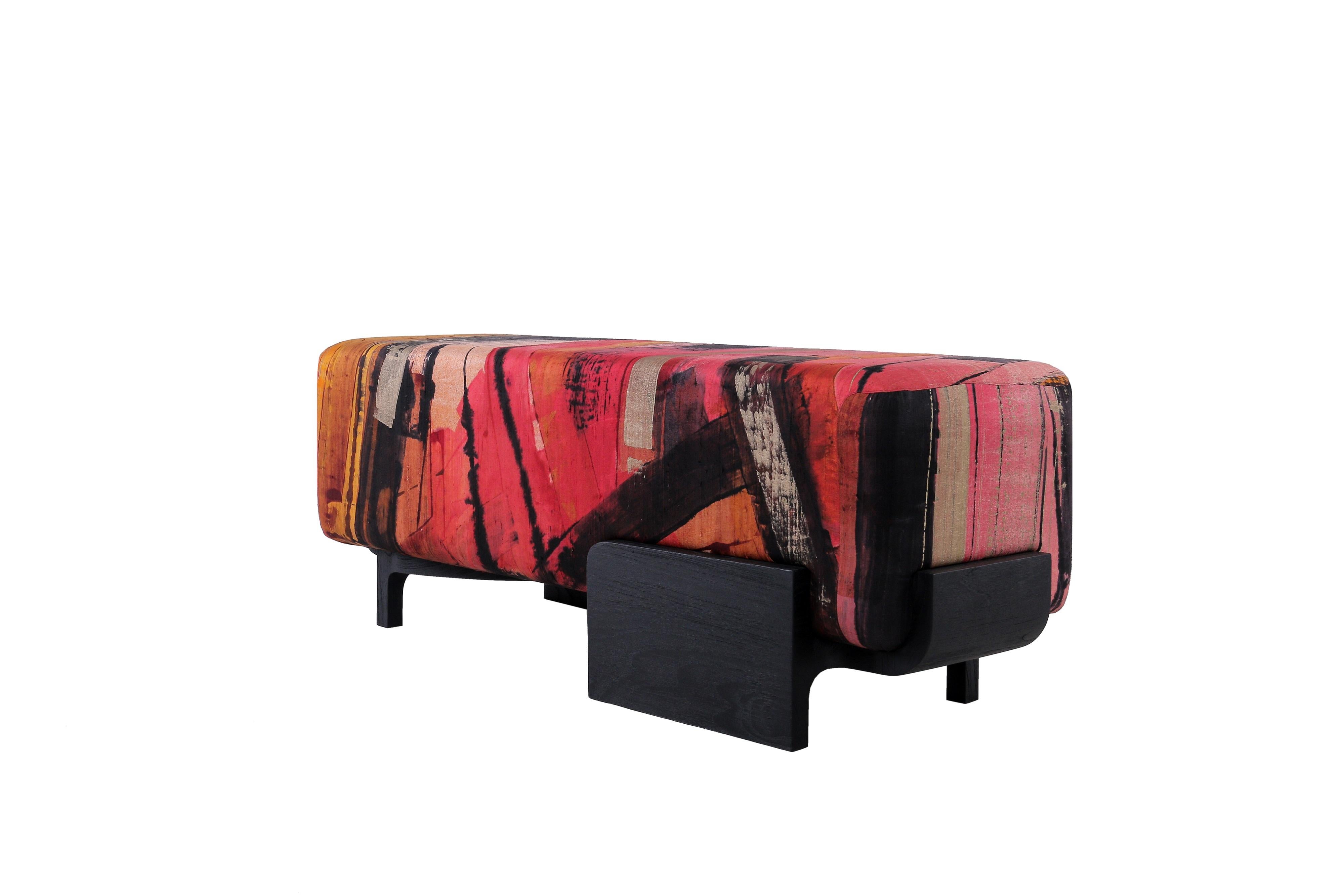 Post-Modern Admani Bench by Pendhapa For Sale