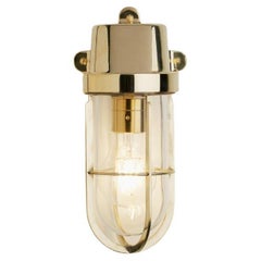 ADMIRAL brushed nickel plated brass clear glass