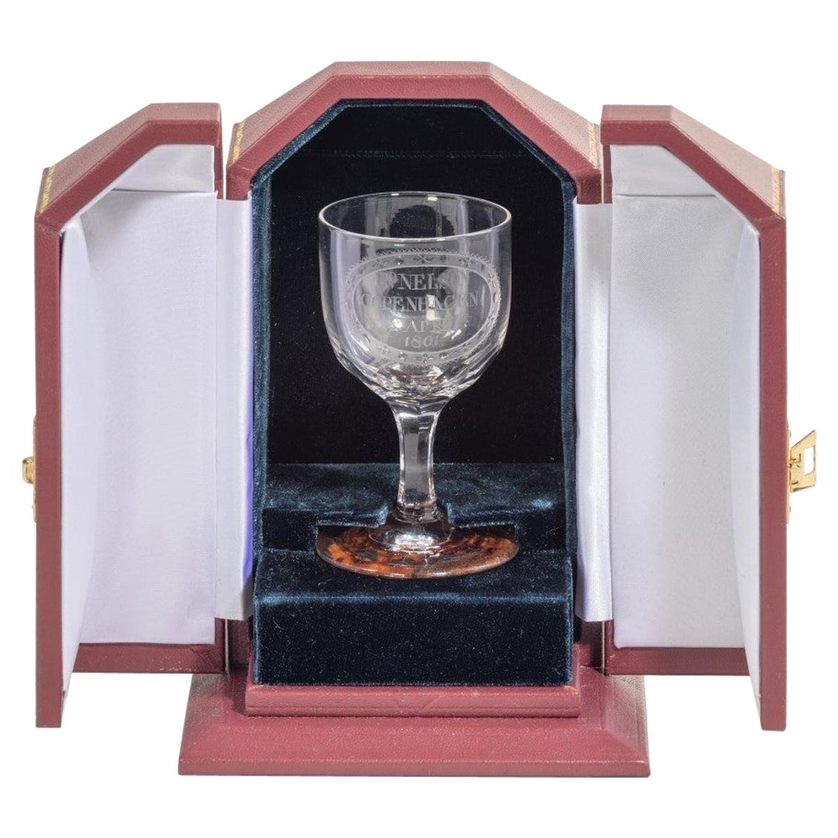 Admiral Viscount Nelson’s Wine Glass Commemorating the Battle of Copenhagen