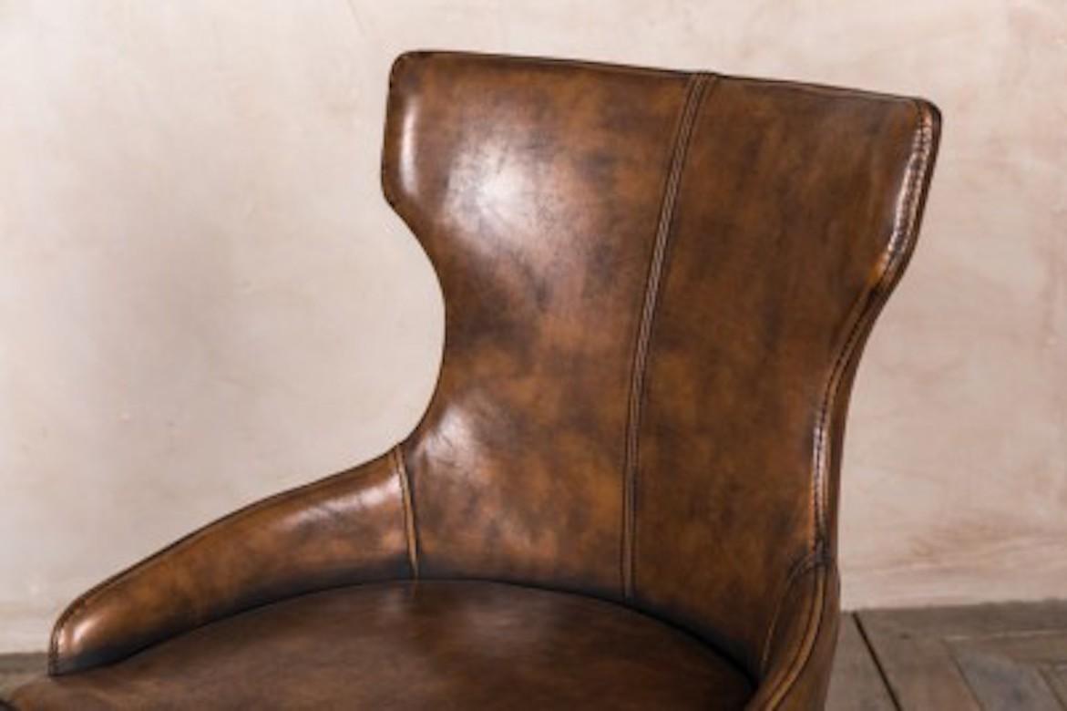 winged dining chair