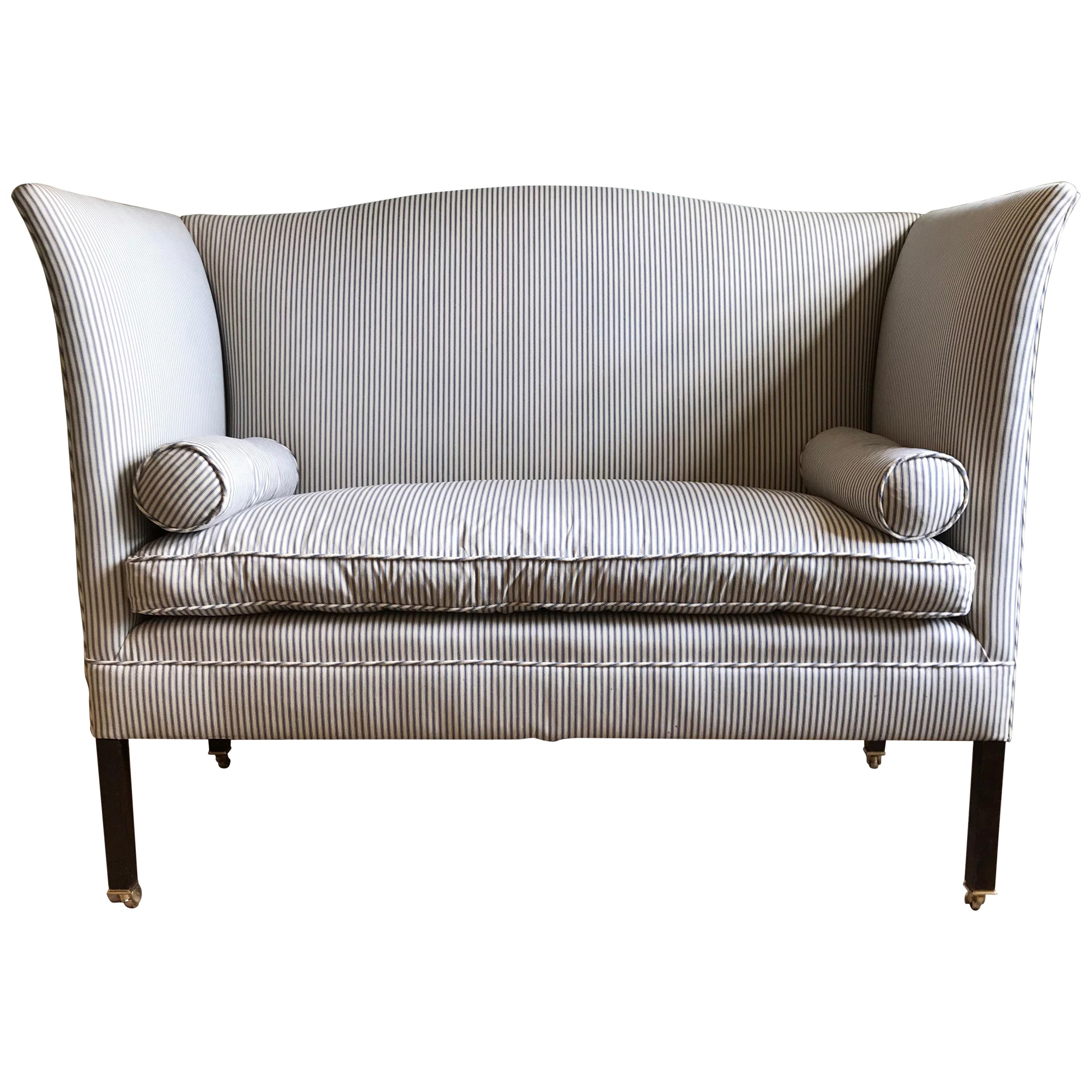 Admiral Wingback Sofa by Noble and Thane For Sale