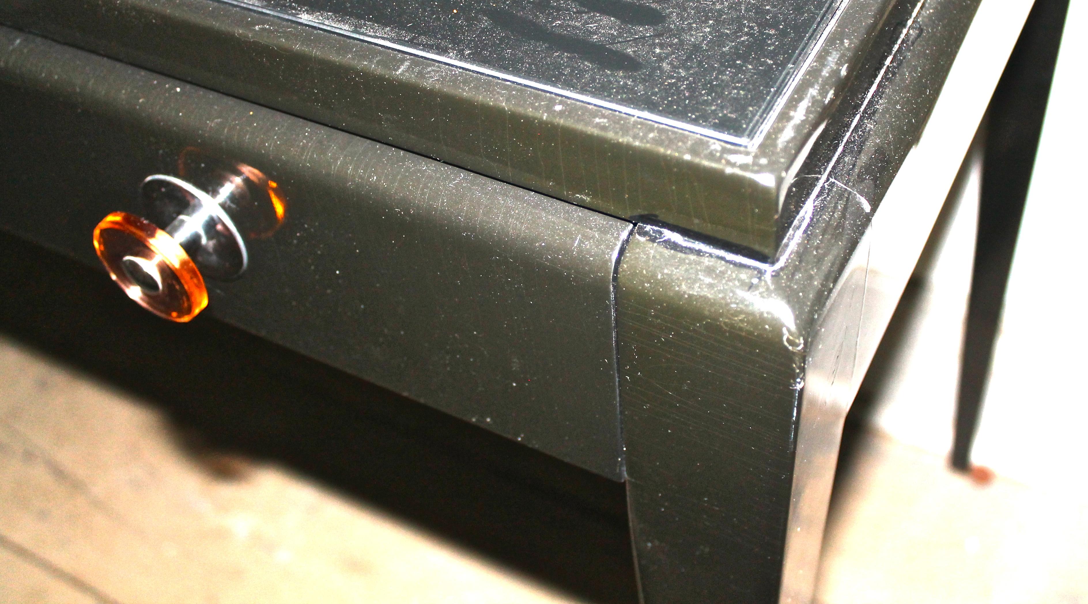 French Adnet Style Art Deco Black Lacquer Desk