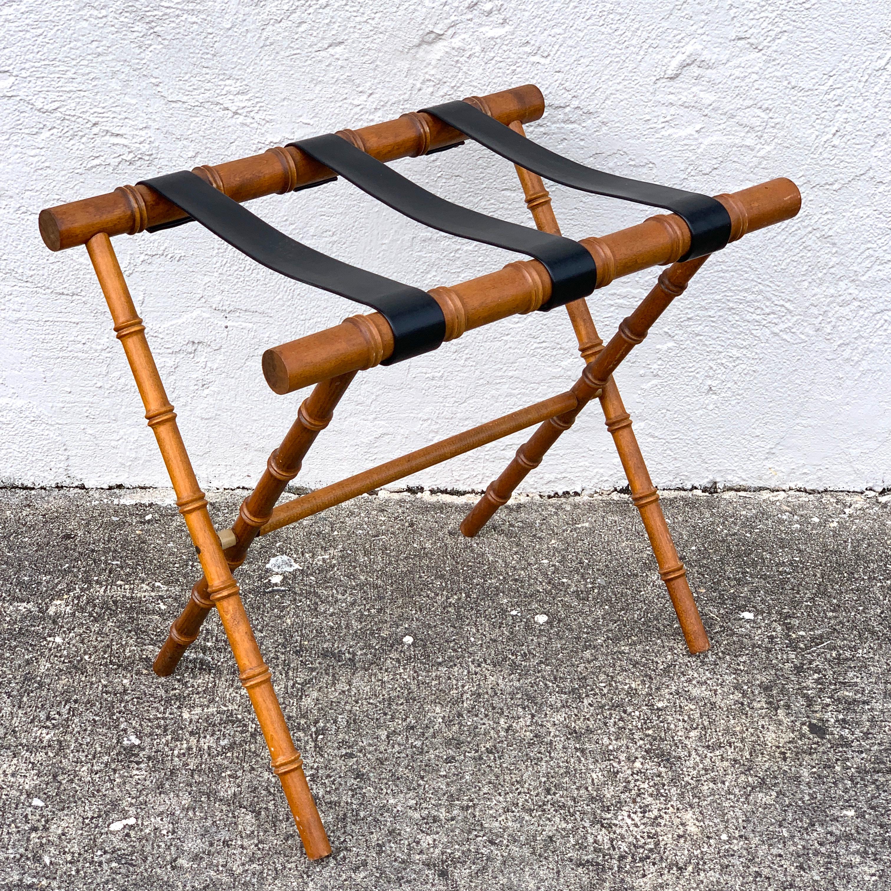 Adnet Style Faux Bamboo Gepäckträger im Zustand „Gut“ im Angebot in Atlanta, GA