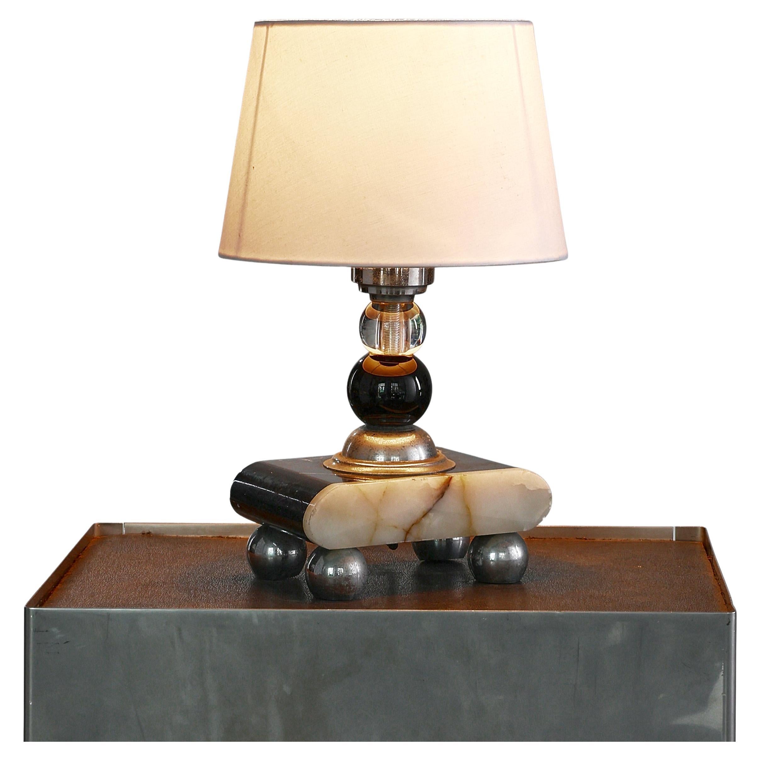 Adnet Style French Modernist/Deco Table Lamp