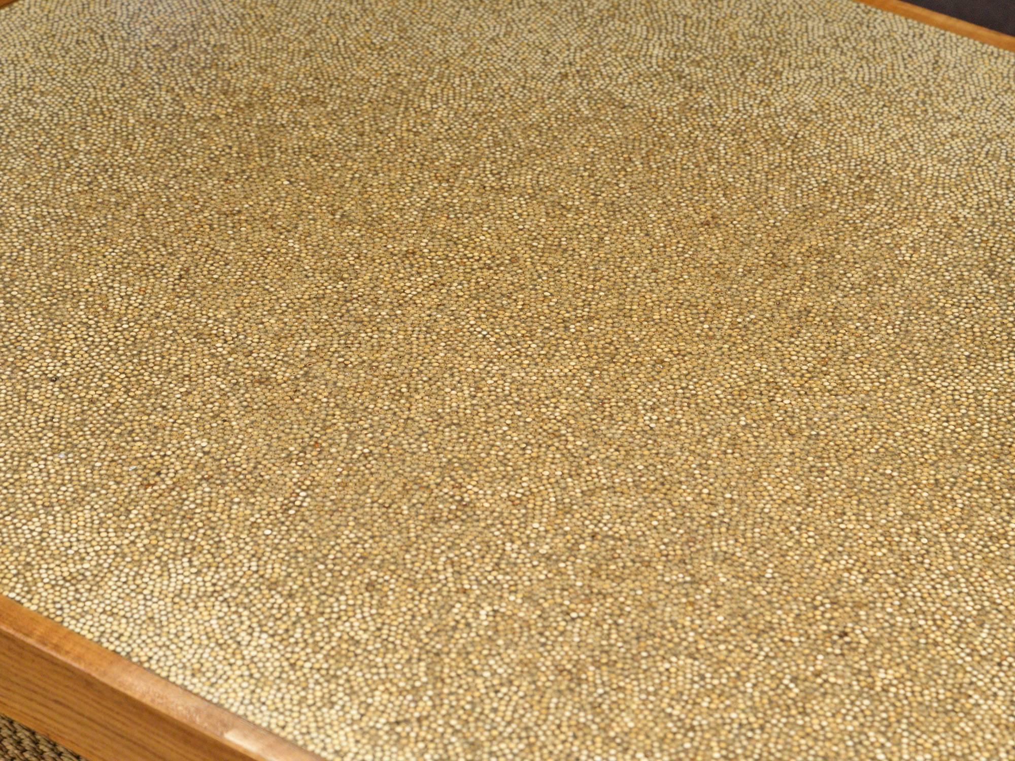 Ado Chale, Coffee Table with Peppercorn Inclusion into Resin, 1970s 1