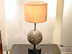Ado Chale, Table Lamp in Marcassite, circa 1970