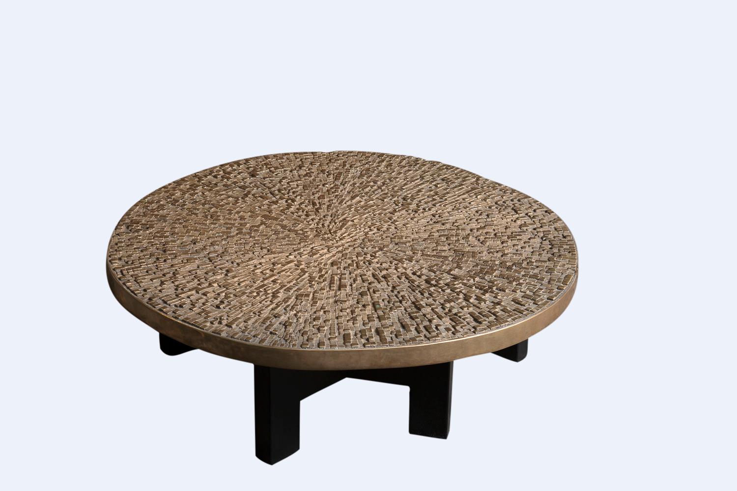Belgian Ado Chale Bronze Table 