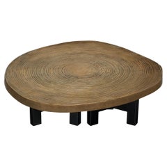 Ado Chale 'Goutte D’Eau' Coffee Table in Bronze 