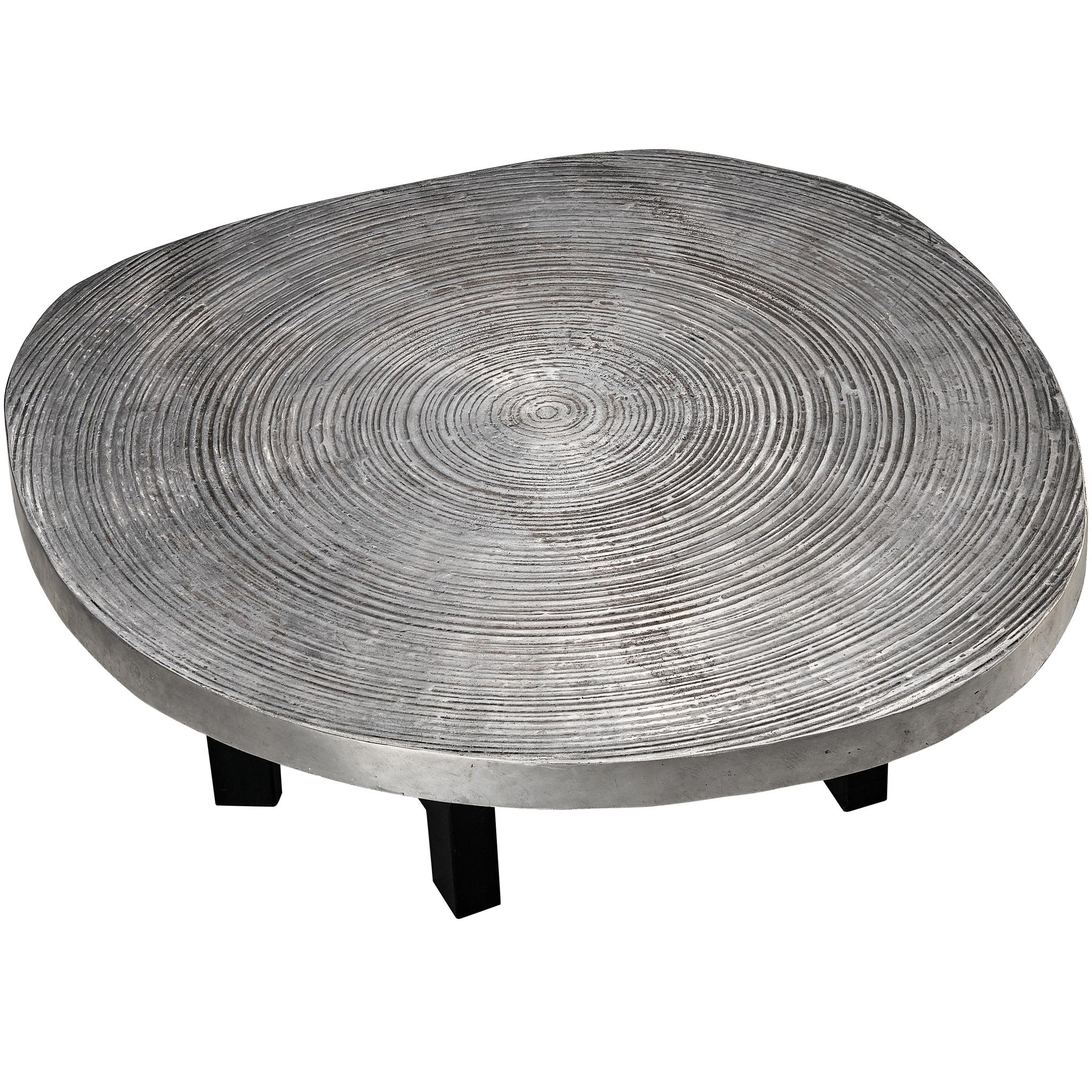 Table basse 
Goutte d
Eau
 en aluminium de forme libre Ado Chale en vente