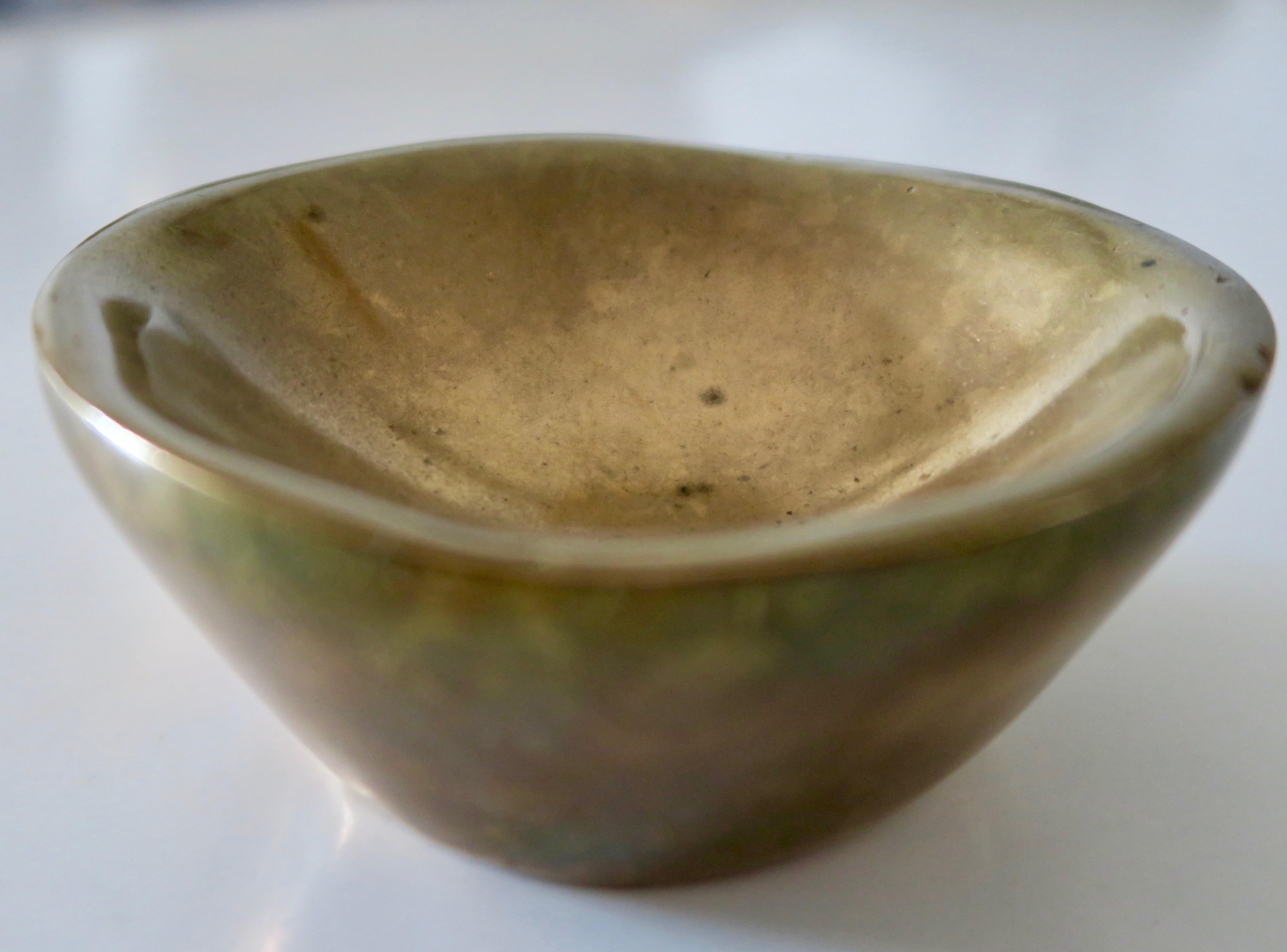 Ado Châle Smal Bronze Bowl, 1970s In Excellent Condition For Sale In Brussels, BE