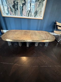 Ado Châle Table “Goutte D’eau” Bronze Belgium 1980 Signed