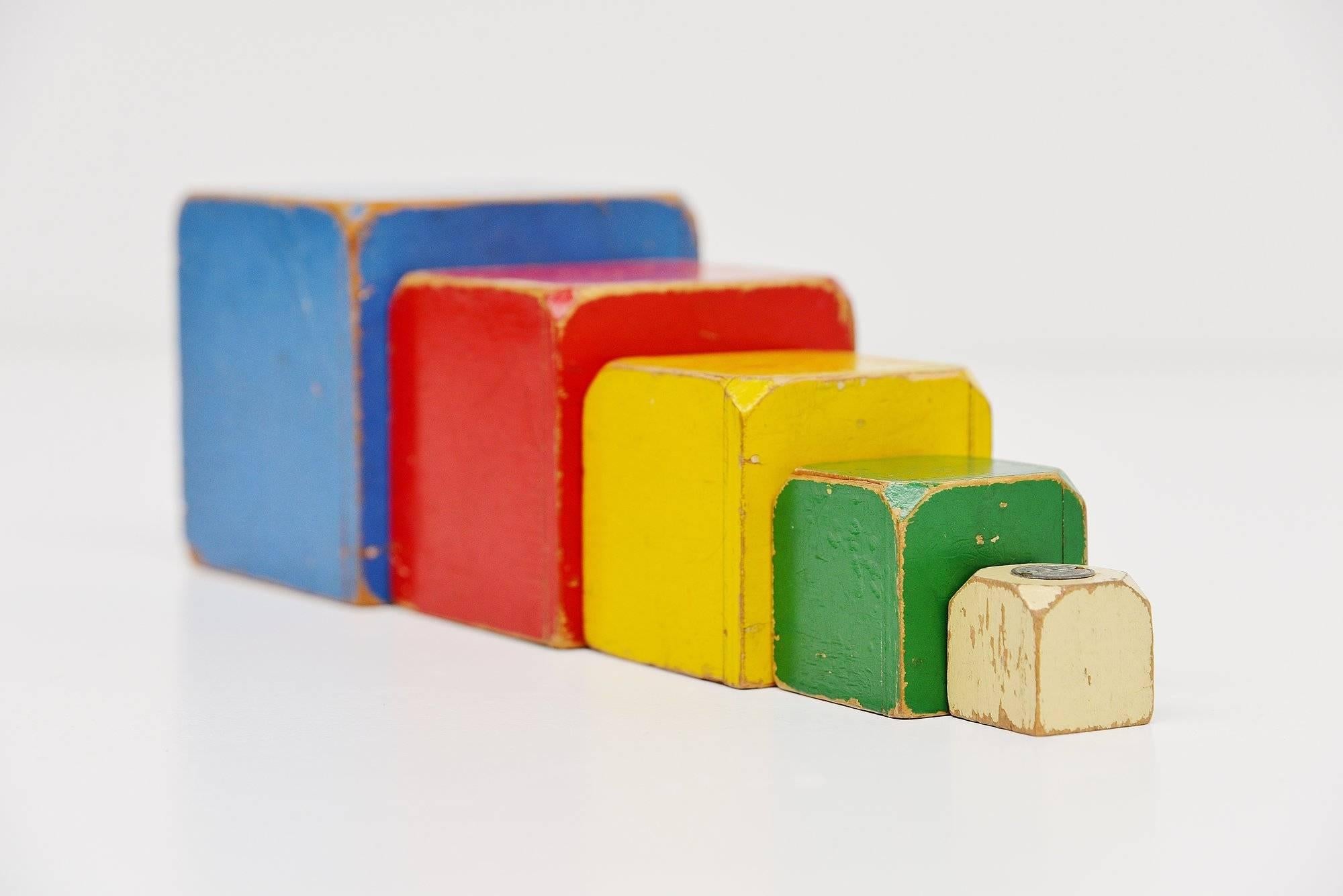 De Stijl Ado Cubes Set Ko Verzuu, 1950