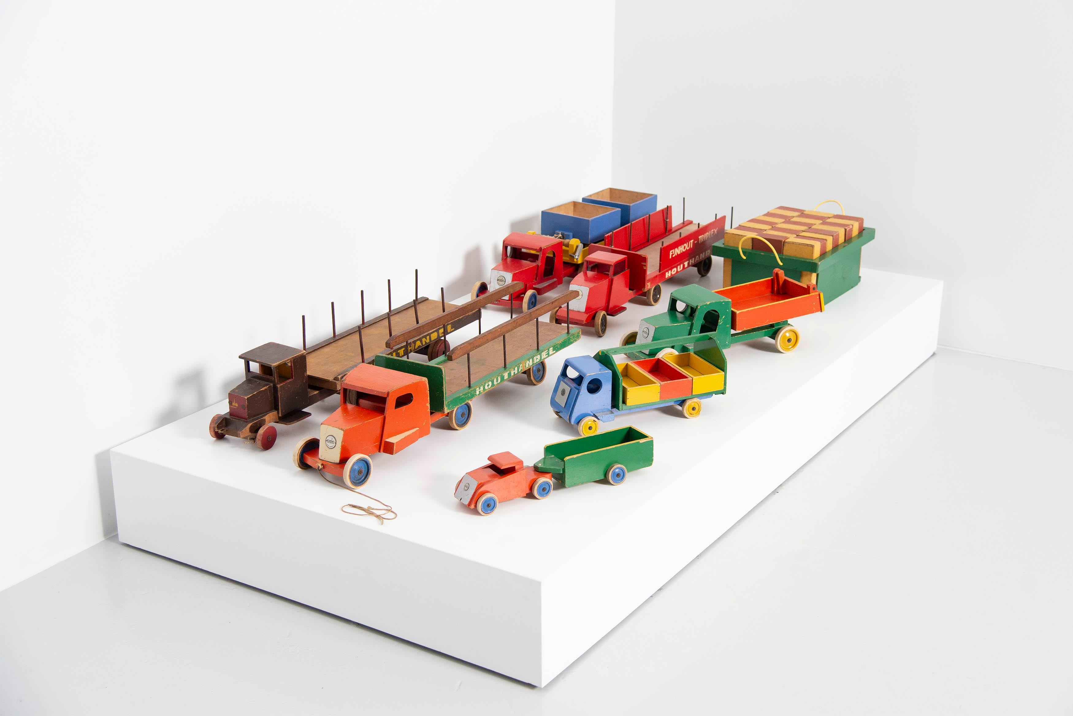 Ado Ko Verzuu Houthandel Toy Truck, Holland, 1948 4