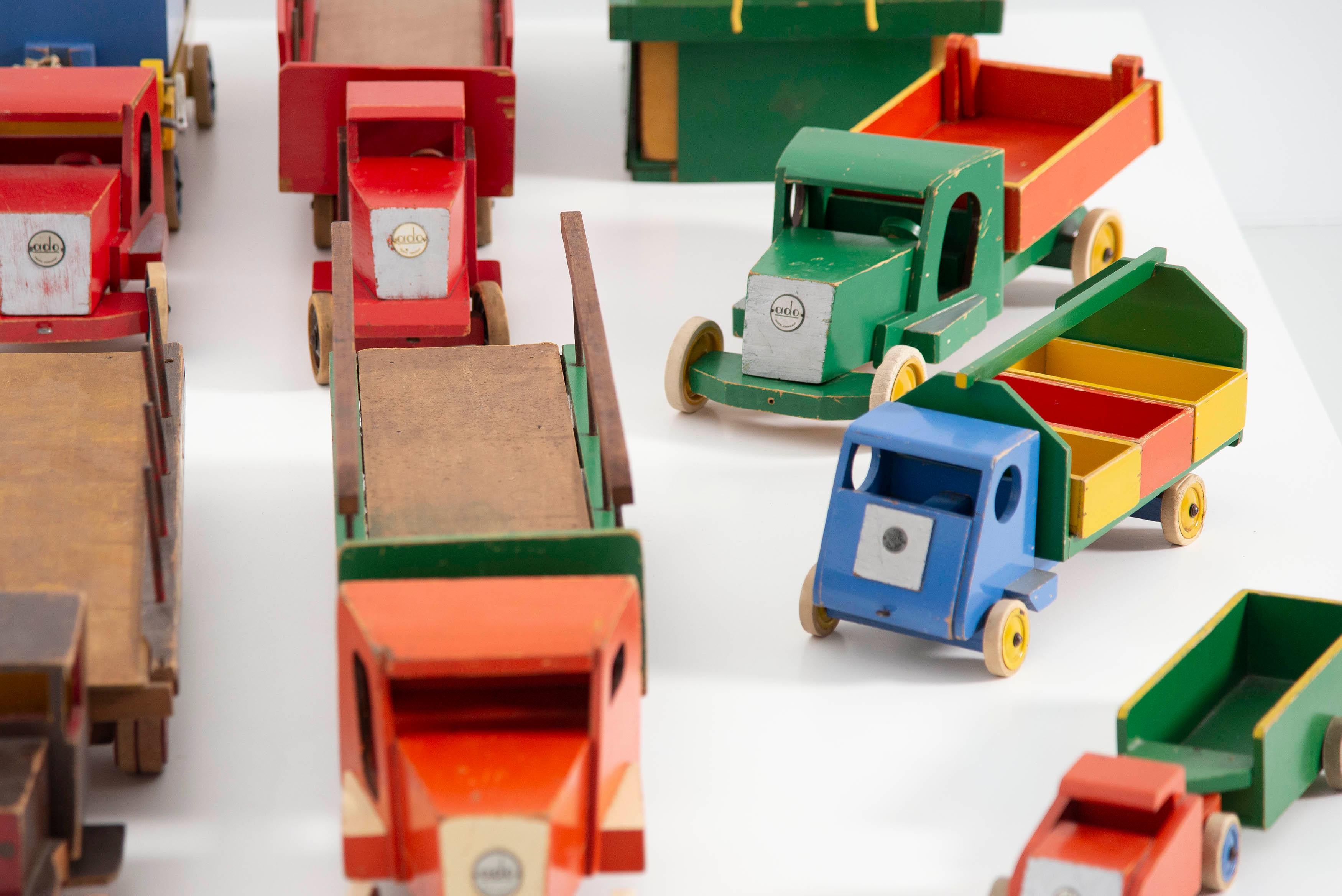 Ado Ko Verzuu Houthandel Toy Truck, Holland, 1948 6