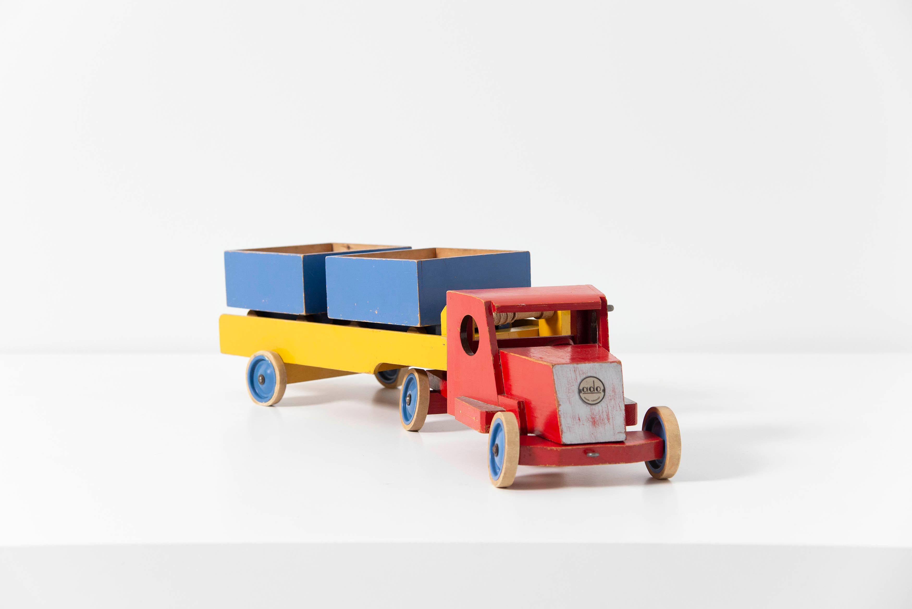 Dutch Ado Ko Verzuu Toy Crate Truck Holland 1948
