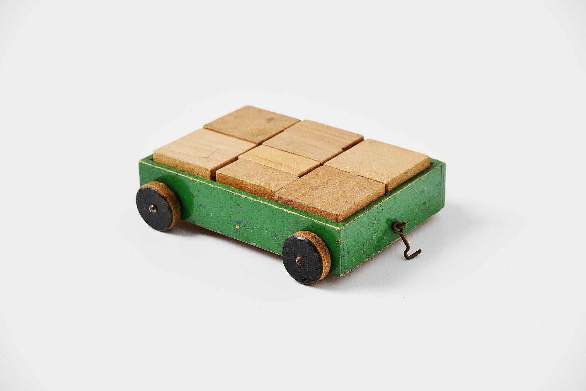Dutch Ado Toy Cube Car Ko Verzuu, Holland, 1937