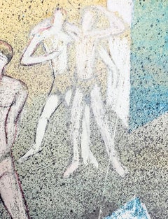 "Adoleszente Parallelen":: Wandgestaltung mit männlichen Jugendlichen aus der Jahrhundertmitte:: 1949