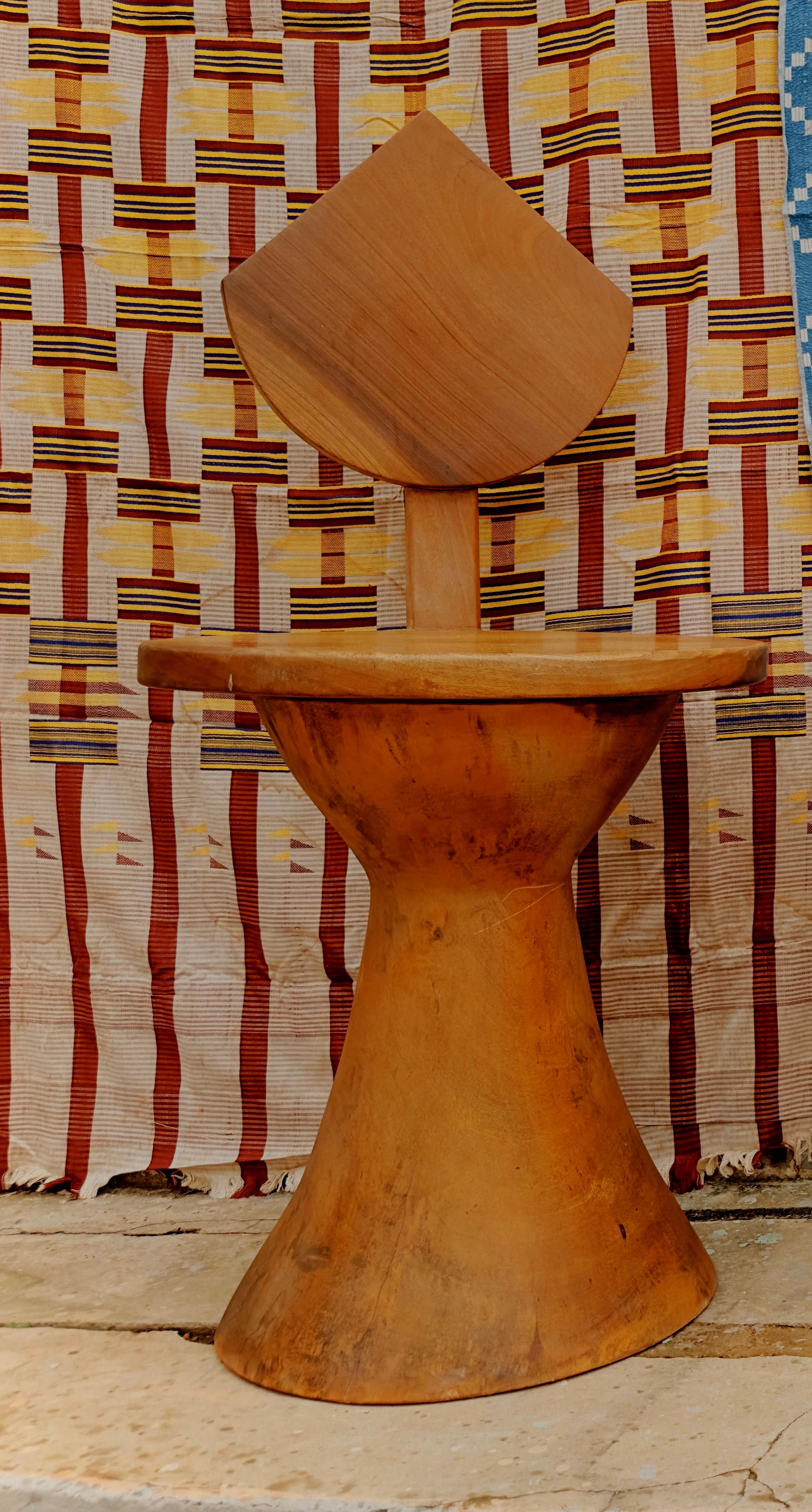 Adolesence Stool by Ella Bulley
Limited Edition Of 15 Pieces
Dimensions: D 40 x W 49 x H 106 cm.
Materials: Walnut and red wood.

Ella Bulley is a Material Design Studio based in London, creating work that frequently crosses the realms of textiles,