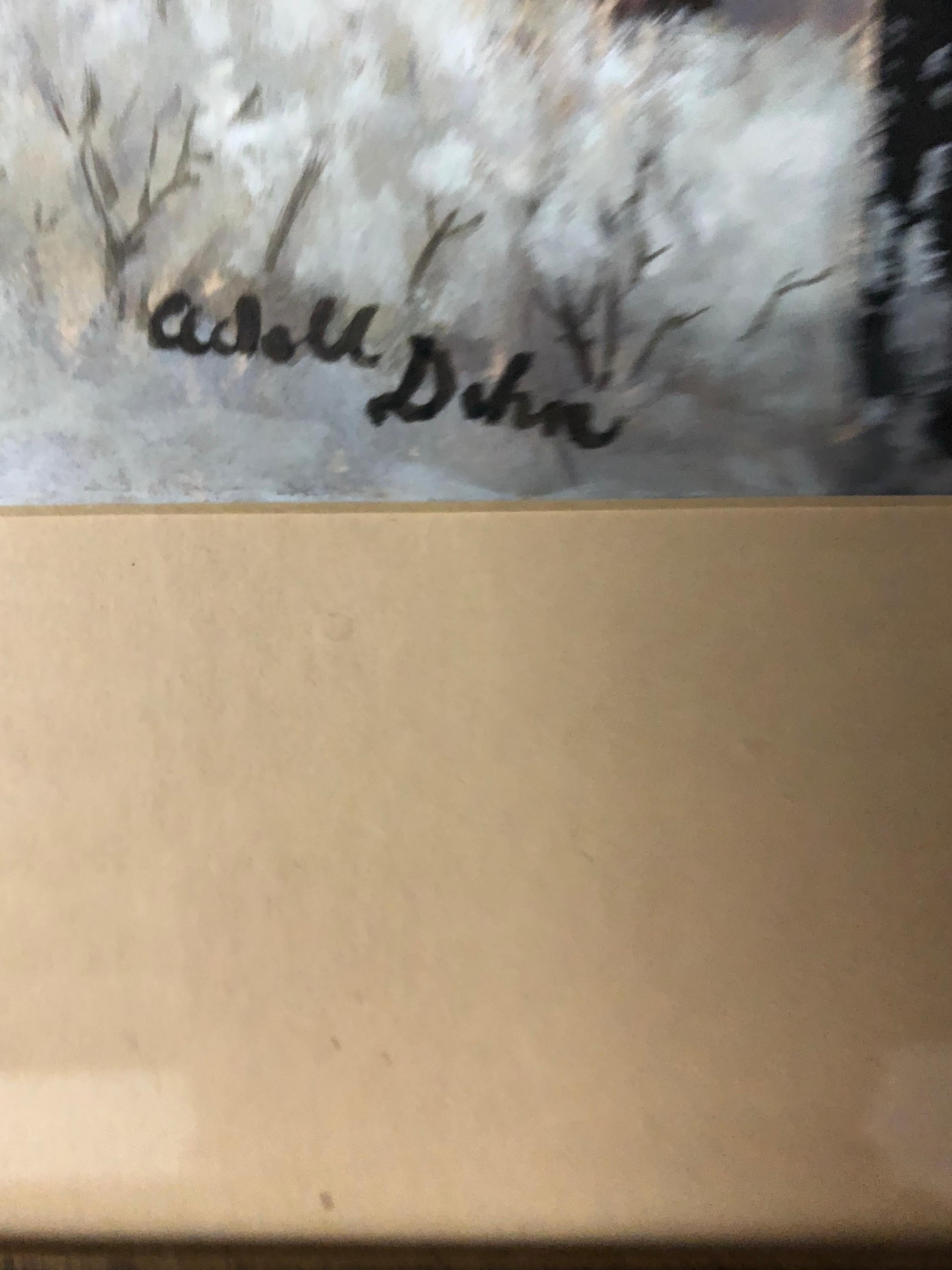 Adolf Dehn 1940s Kresge's at Christmas Time For Sale 1