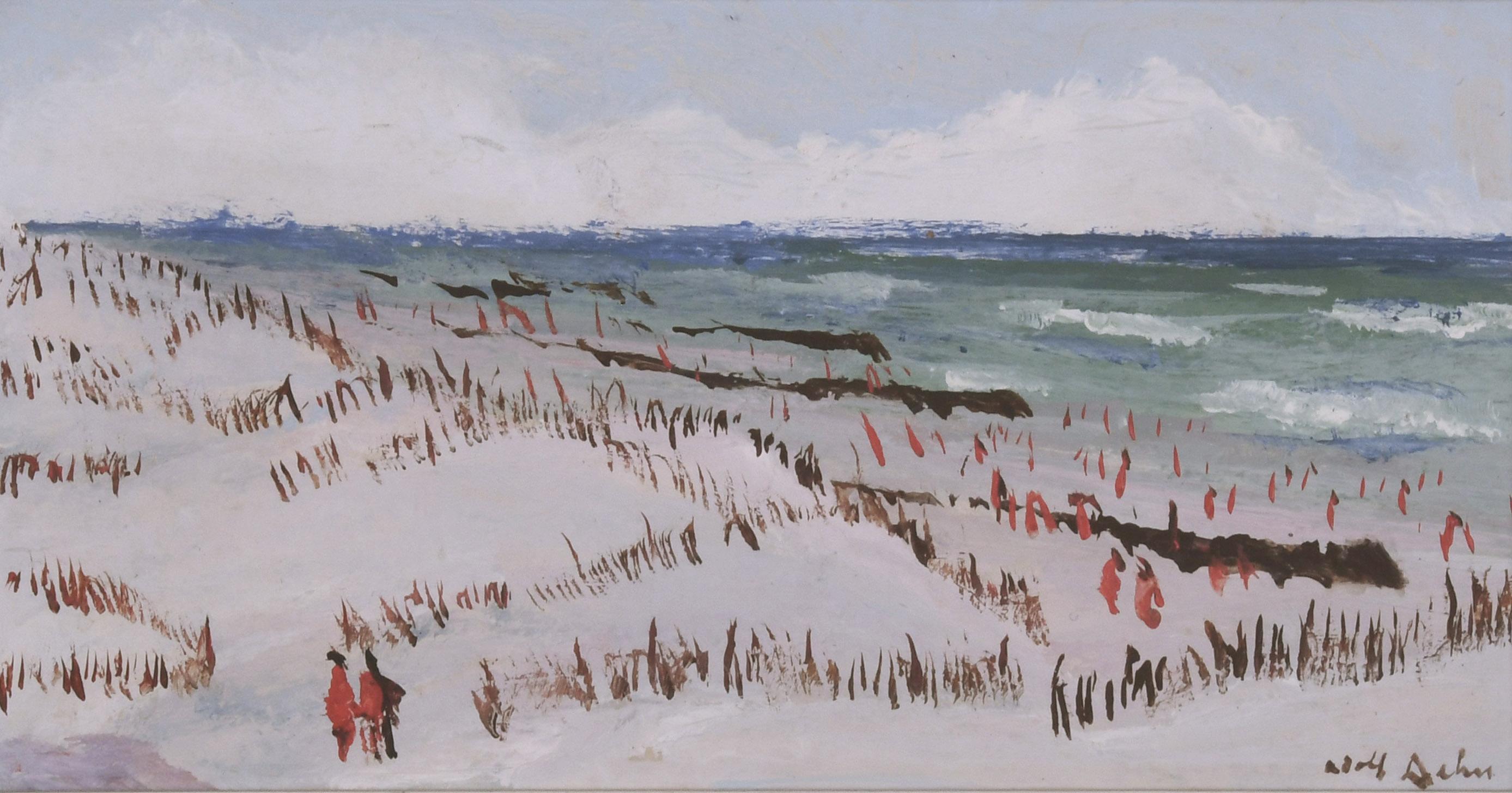 Landscape Painting de Adolf Arthur Dehn - Jersey Shore III