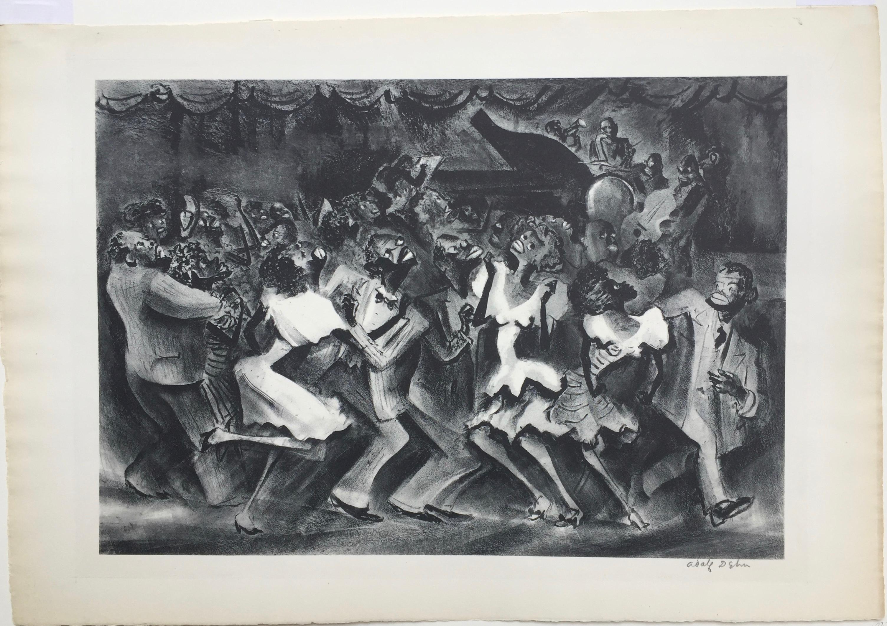 Swinging at the Savoy - Print by Adolf Arthur Dehn