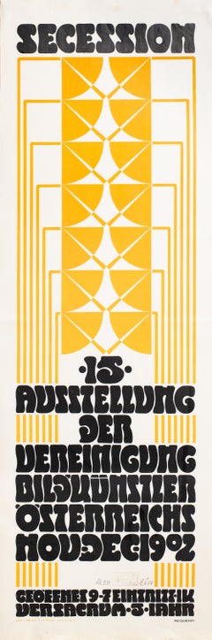 Poster for the 15th Exhibition of the Vienna Secession by Adolf Michael Bohm