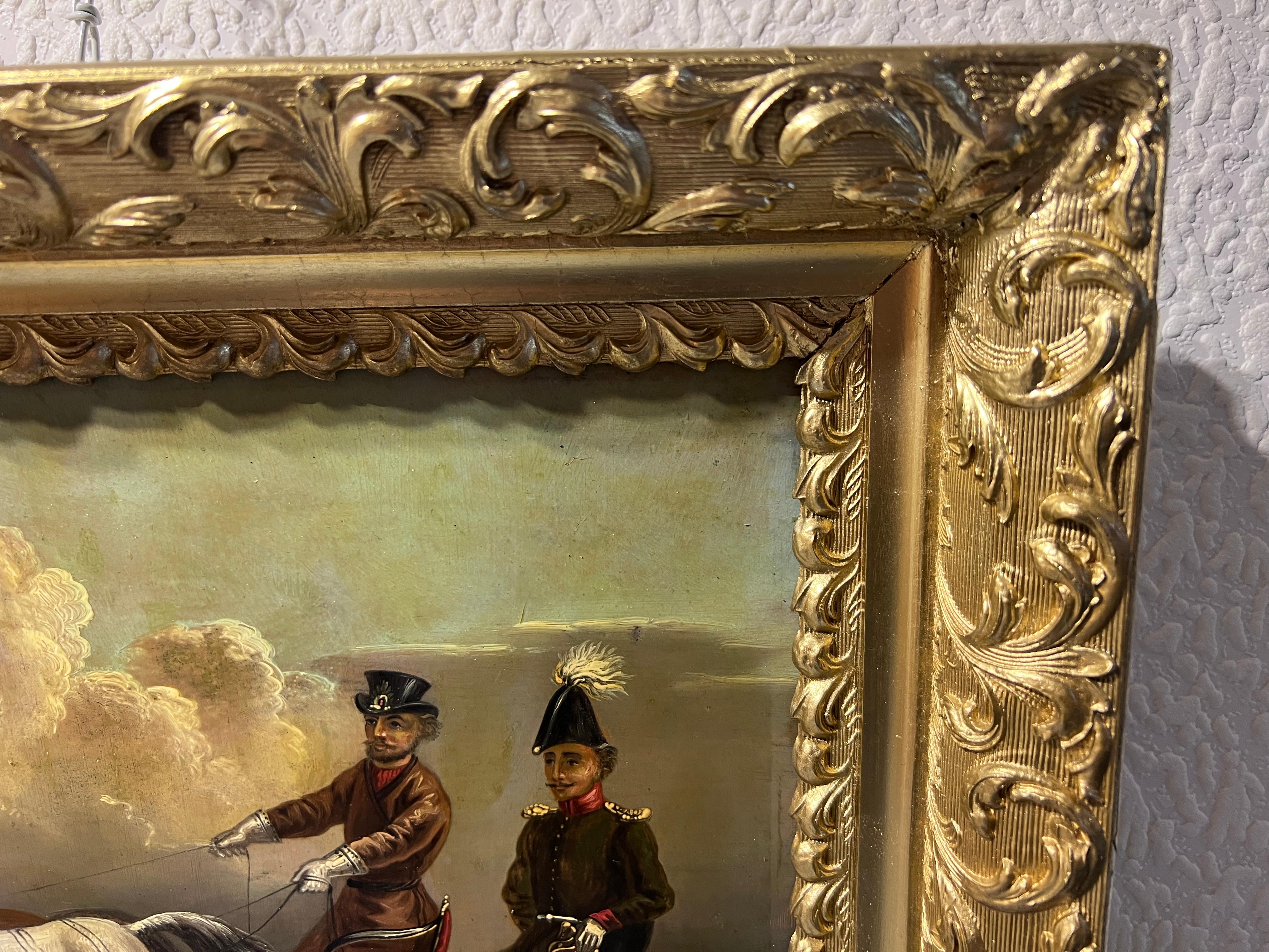 1864 ADOLF CHARLEMAGNE 1826-1901 Imperial Academy, antique original oil painting For Sale 5