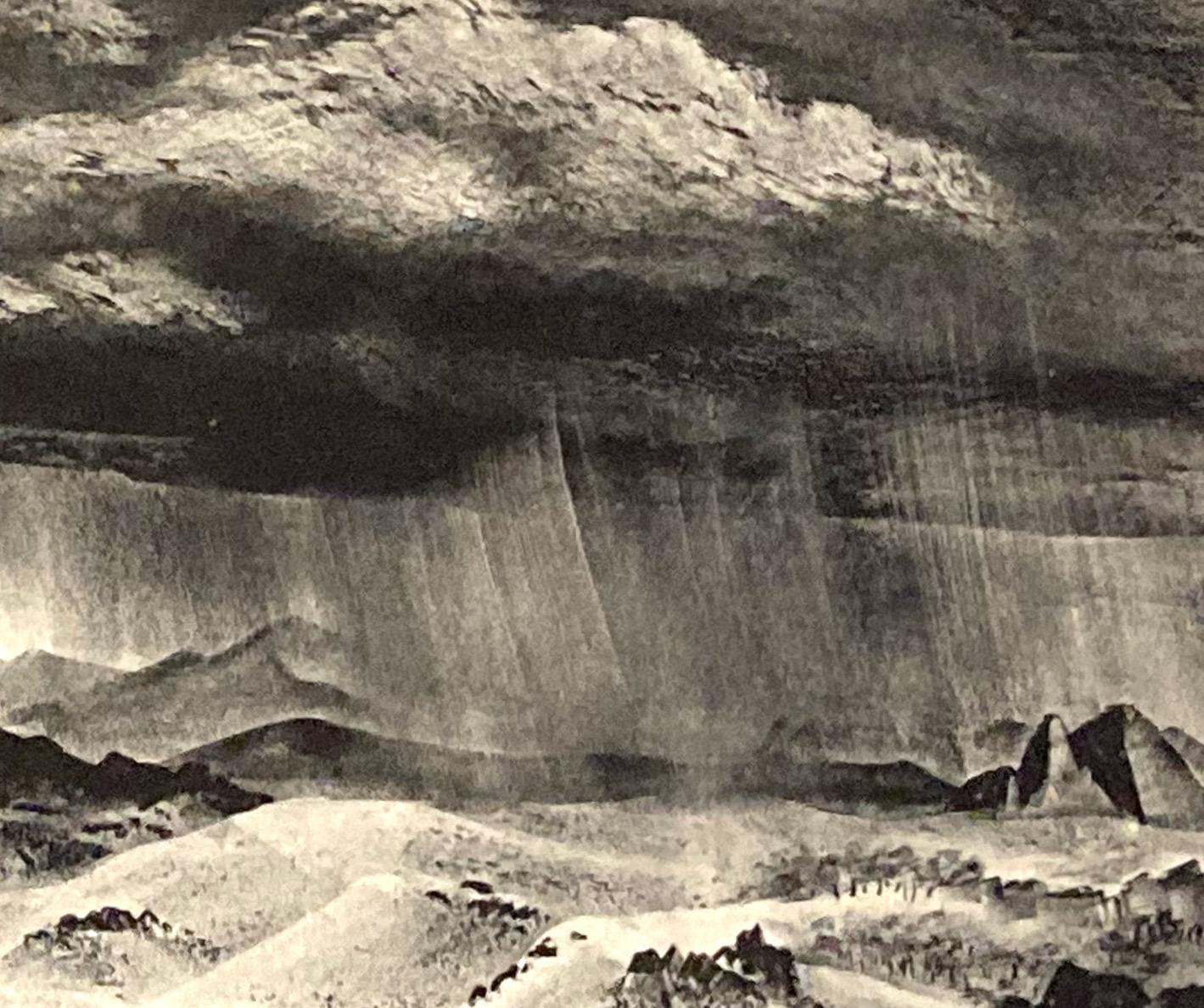 Adolf Dehn, Lake Tarryall, 1941 mid-century lithograph of Colorado mountain lake For Sale 4