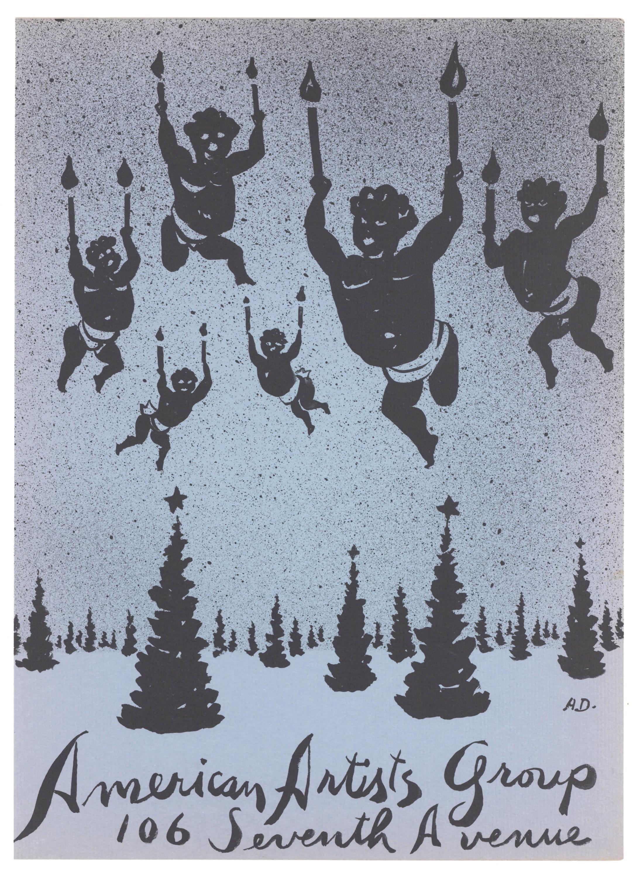 Originallithographie – Print von Adolf Dehn