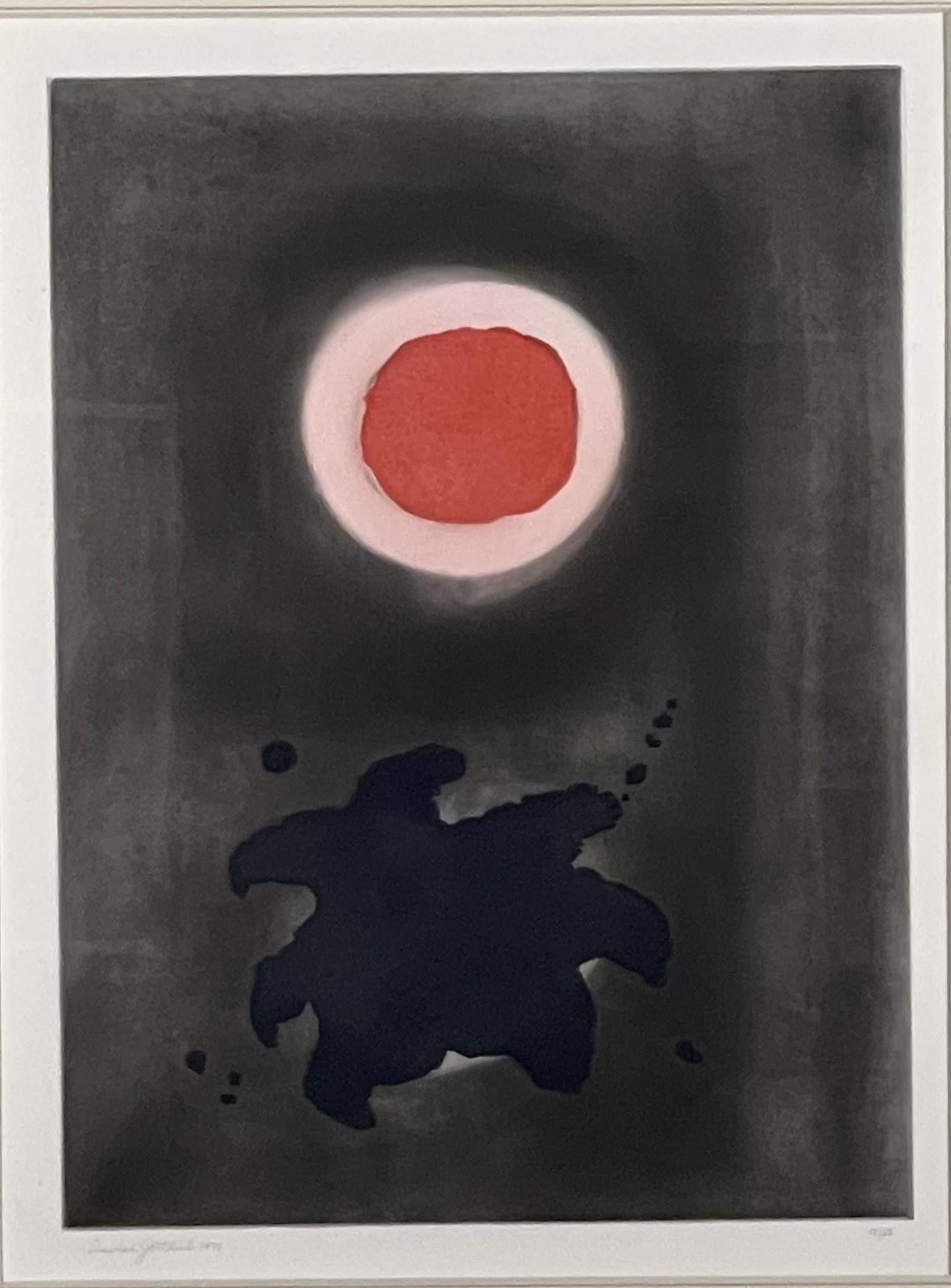 NIGHT GLOW - Print by Adolf Gottlieb