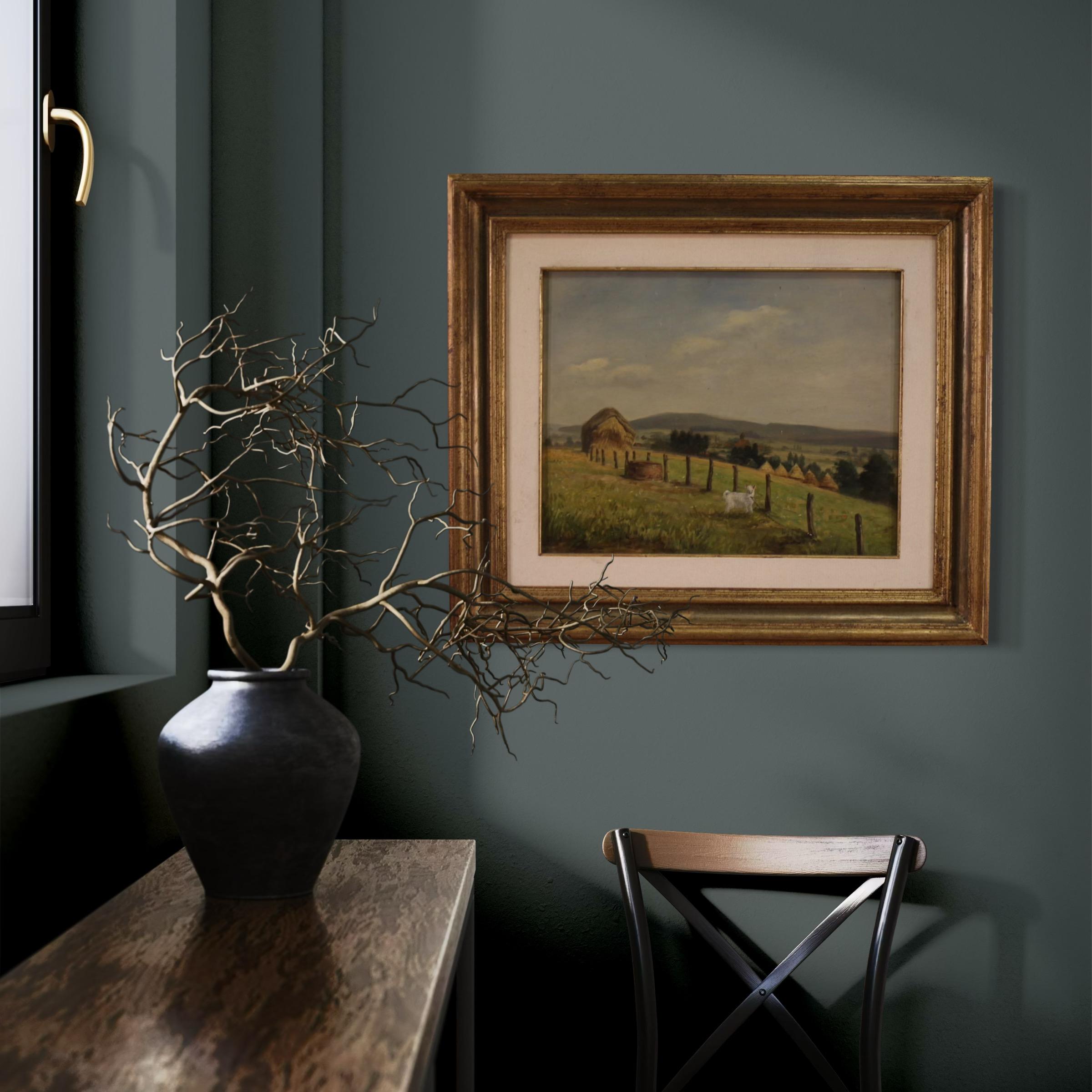 20th Century Oil on Board Dutch Signed Landscape Painting, 1935 For Sale 13