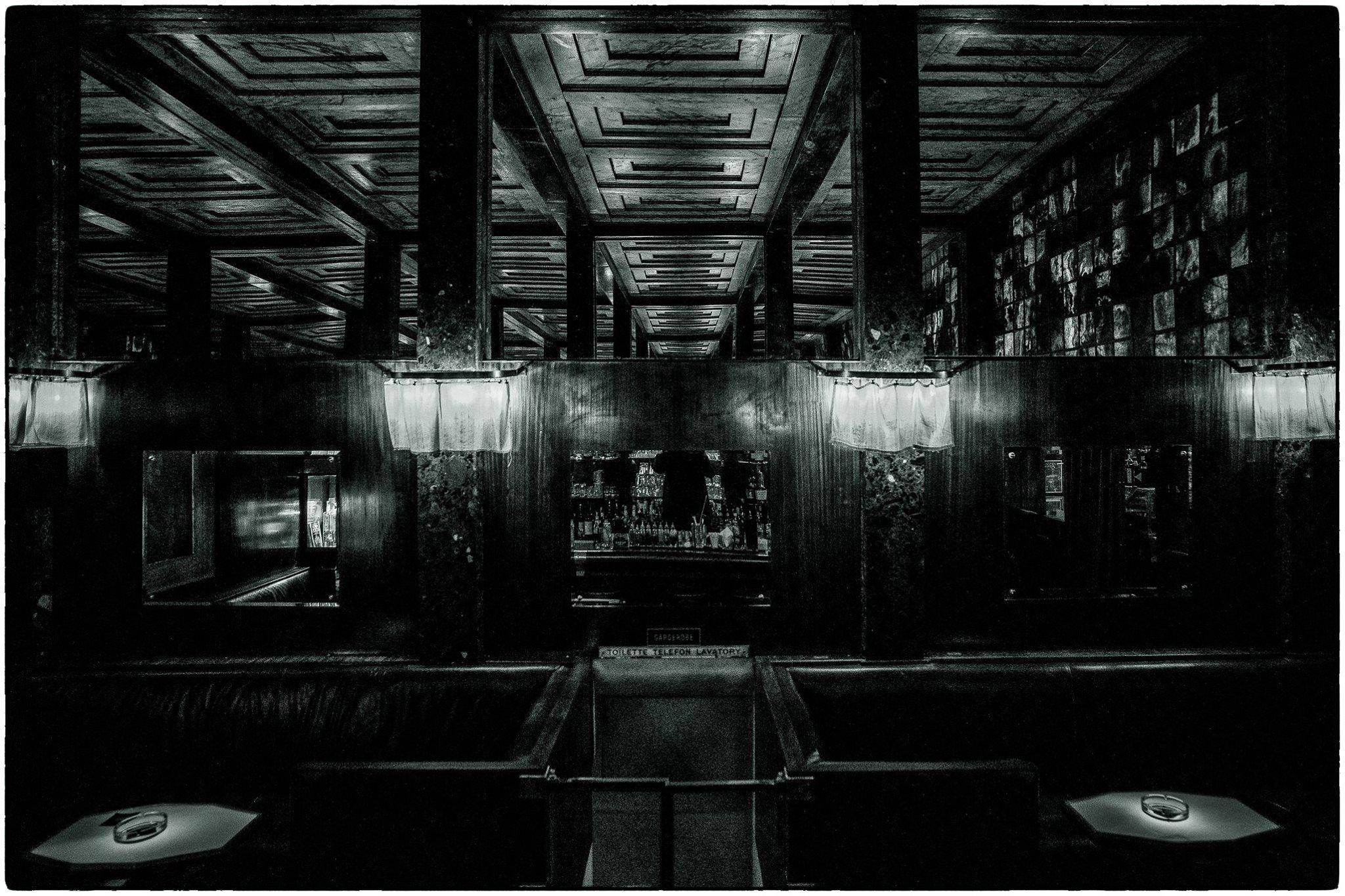Jugendstil Adolf Loos American Bar Wall Lamp for the Famous Loosbar in Vienna, Re-Edition For Sale