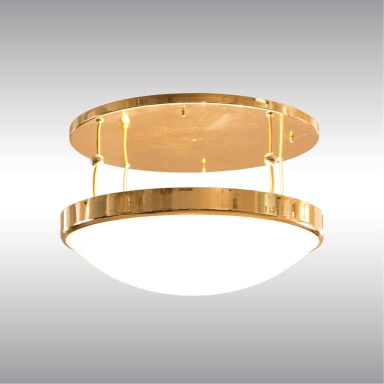 Hand-Crafted Adolf Loos Anglo Austrian Bank-Variation, Flush Mount Art Deco, Re-Edition For Sale